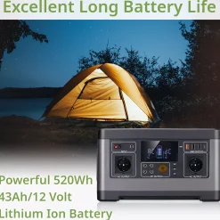 Mobile Power Station tragbarer Stromspeicher 500 Watt><noscript><img width=