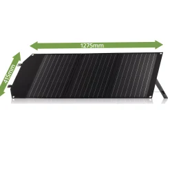 Mobiles Solar-Ladegerät 60 Watt mit USB- u. DC-Anschluss><noscript><img width=
