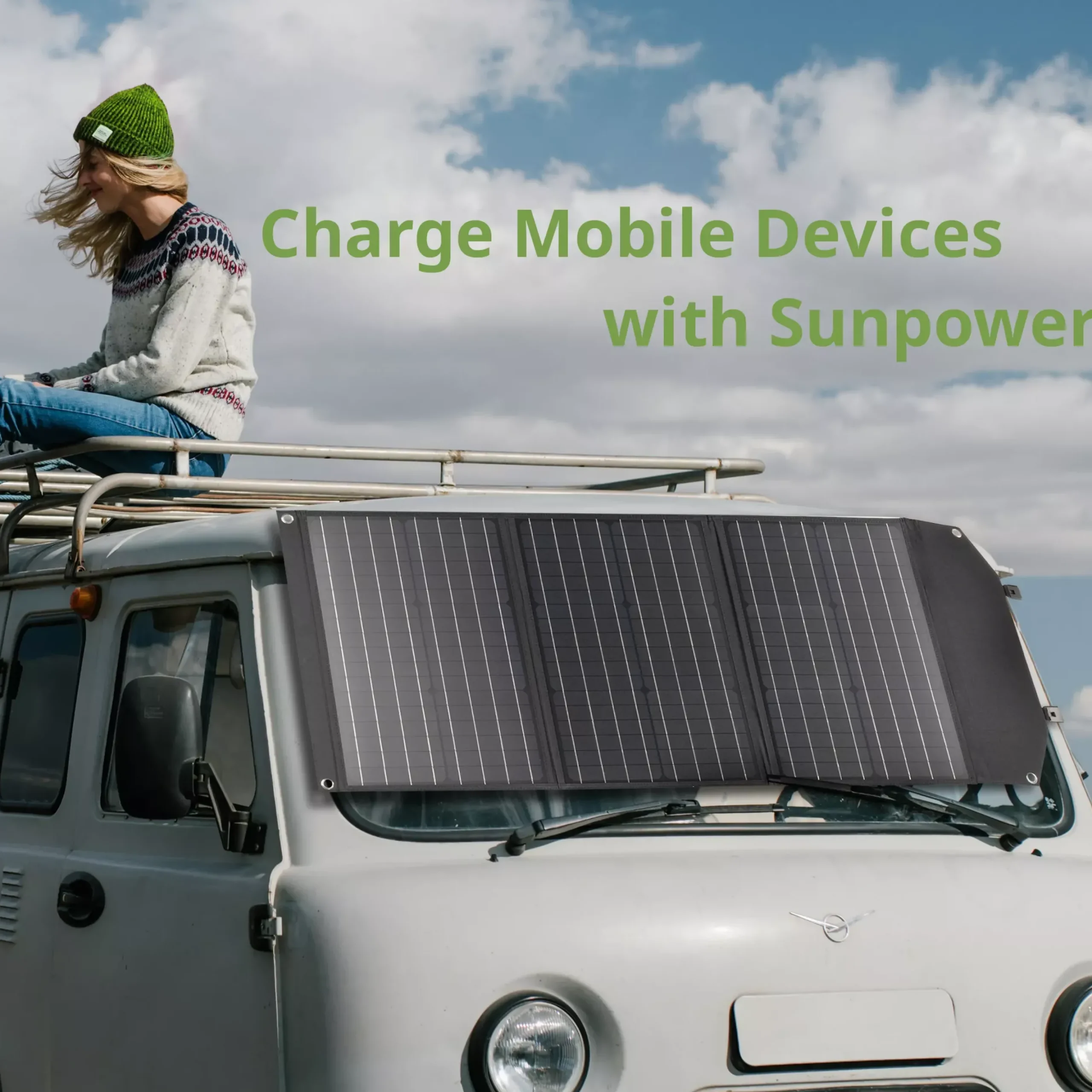 Mobiles Solar-Ladegerät 90 Watt mit USB- u. DC-Anschluss>Bresser Sale