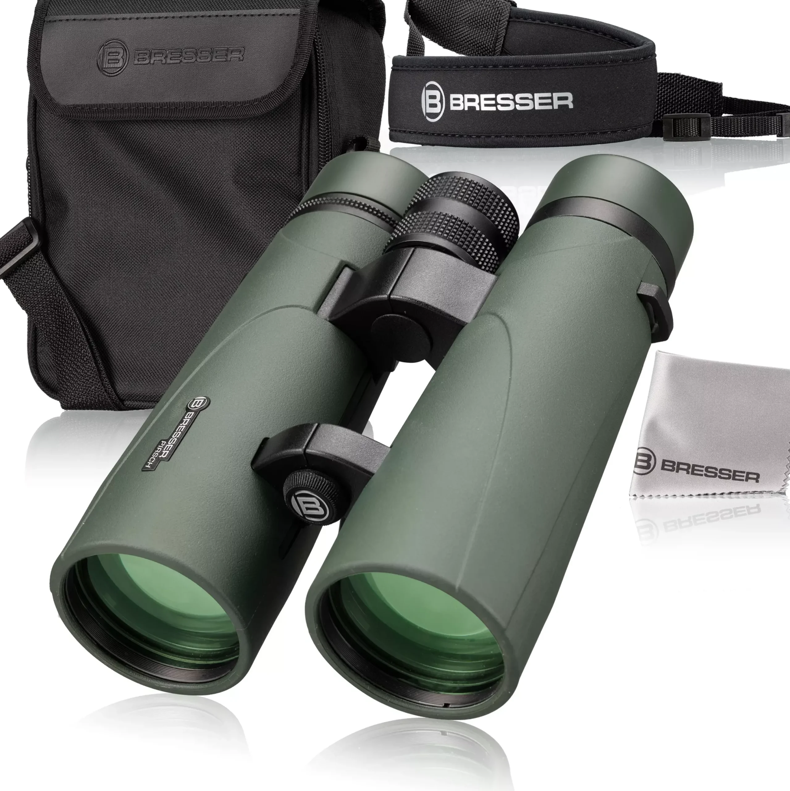 Pirsch 10x50 Fernglas mit Phasenvergütung>Bresser Hot