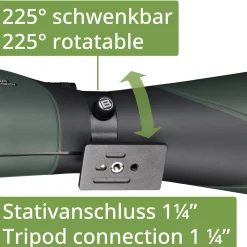 Pirsch 25-75x100 Spektiv Gen. II mit DeLuxe 10:1 Fokus><noscript><img width=