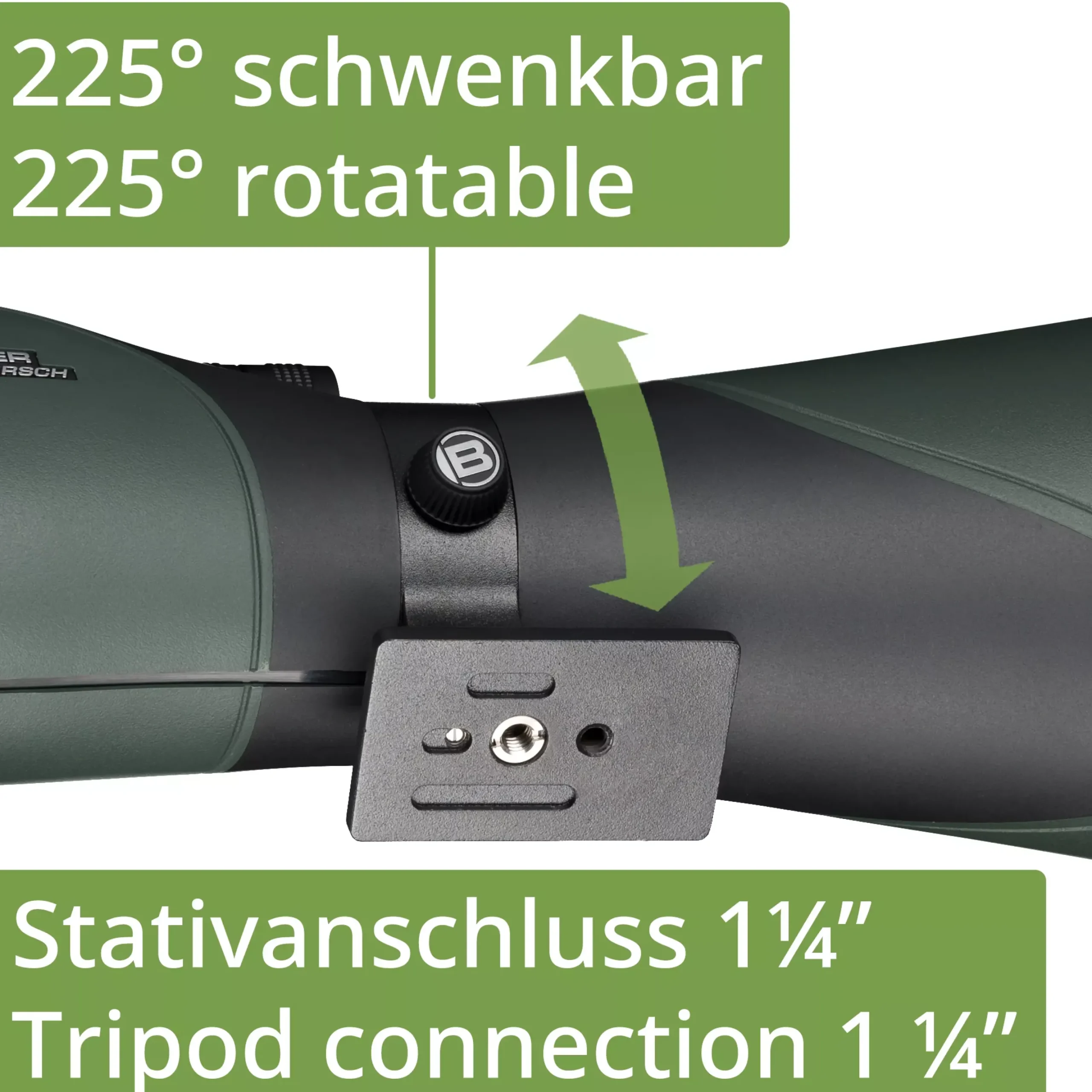 Pirsch 25-75x100 Spektiv Gen. II mit DeLuxe 10:1 Fokus>Bresser Flash Sale