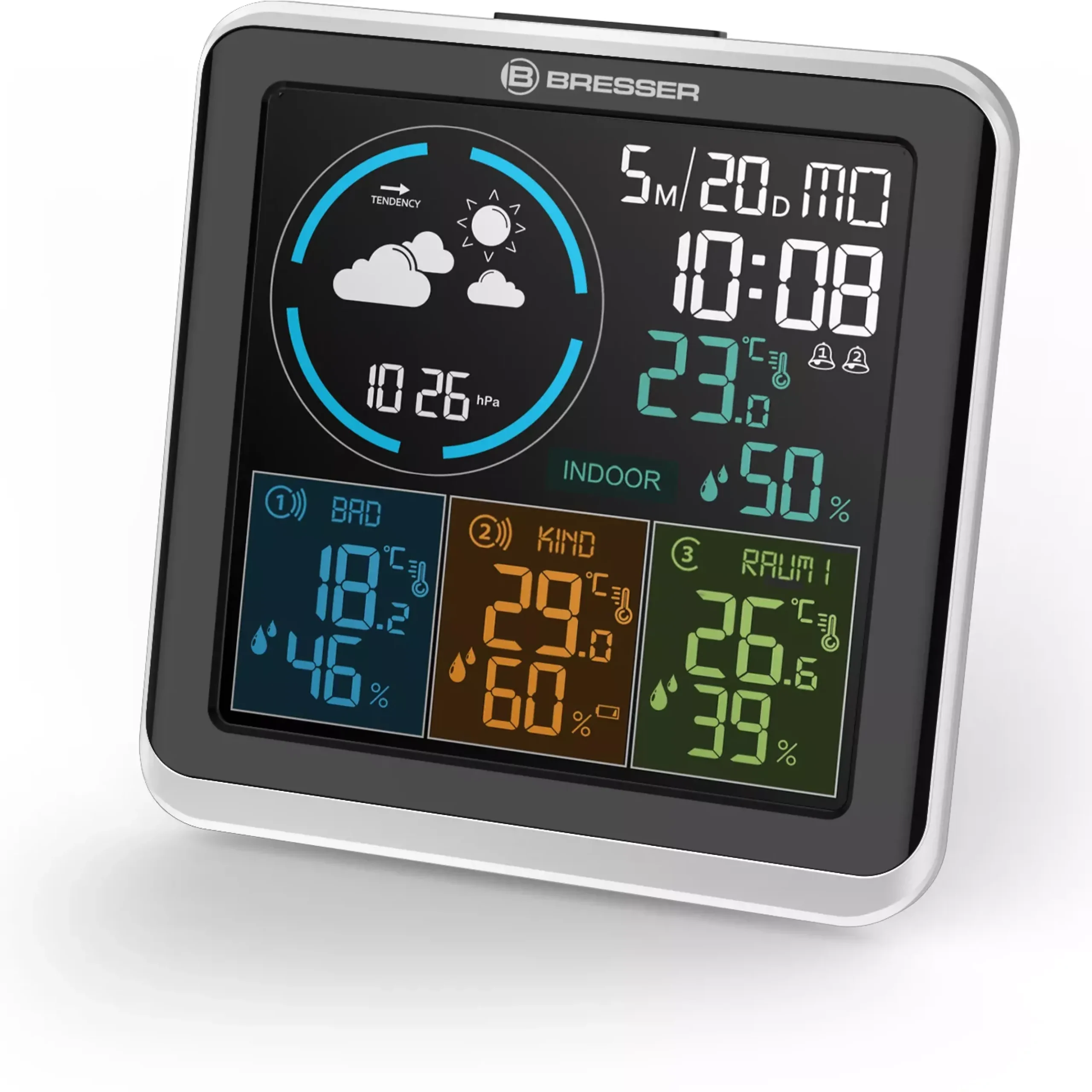 Quadro Individio Wetterstation>Bresser Hot
