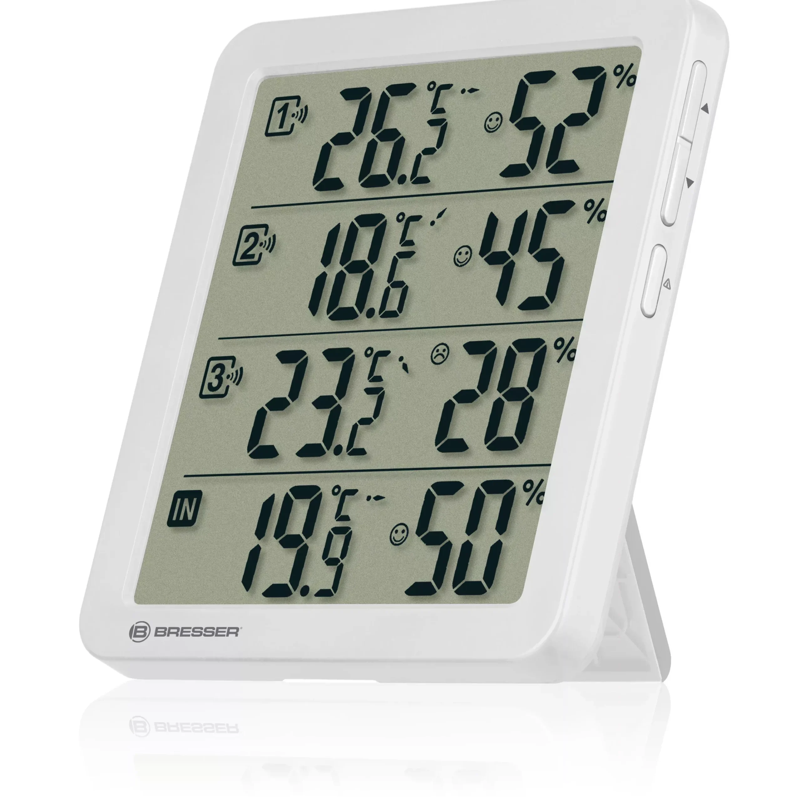 Quadro NV Thermo-Hygrometer weiß>Bresser Store