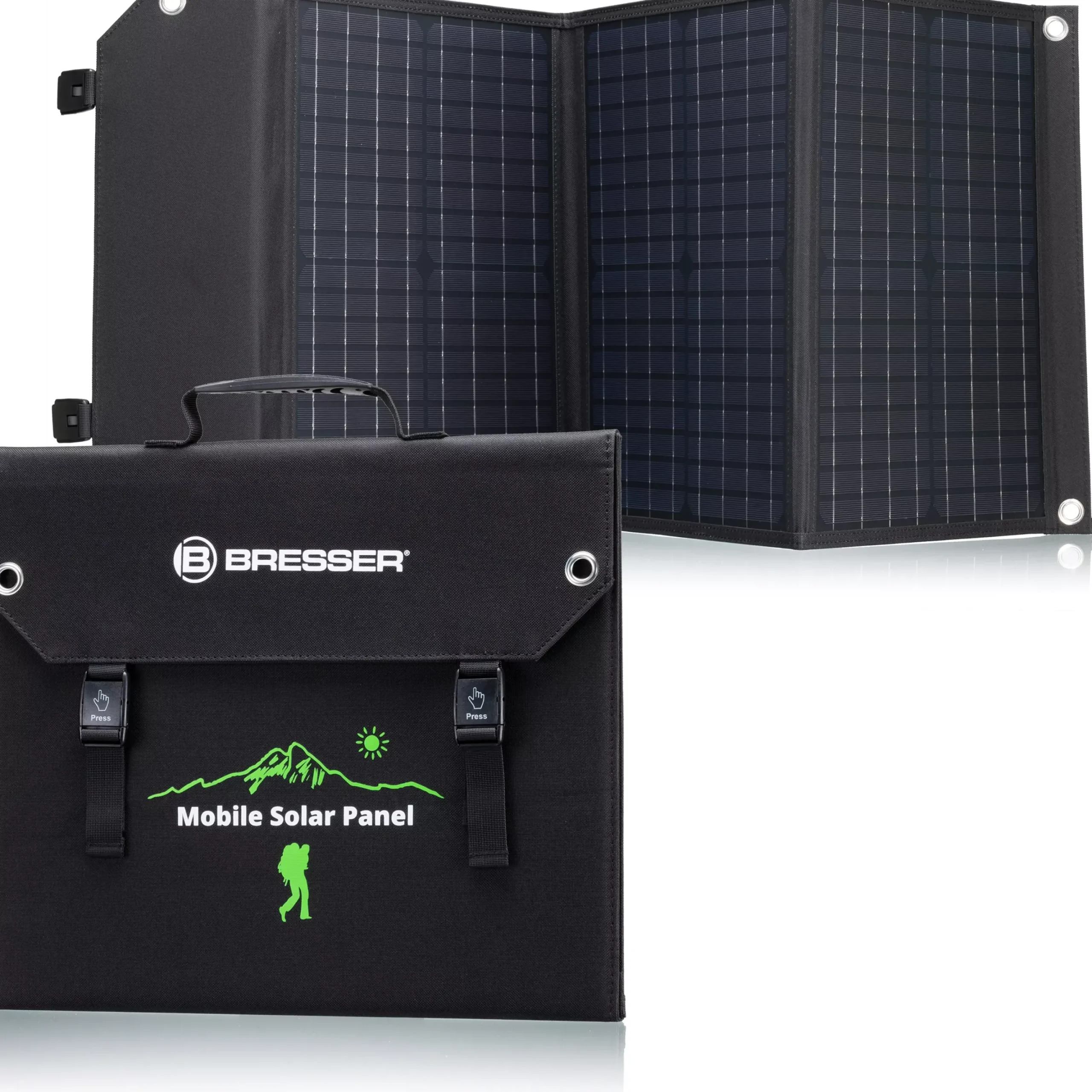 Set Mobile Power-Station 100 W + Solar-Panel 40 W>Bresser Shop