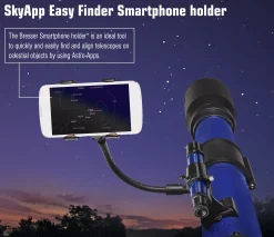 SKYLUX Linsenteleskop 70/700mm mit Smartphone-Halter und Sonnenfilter><noscript><img width=