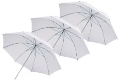SM-02 Durchlichtschirm weiß 84 cm - 3er Set>Bresser Store