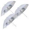 SM-04 Reflexschirm weiß/silber 109 cm - 3er Set>Bresser Hot