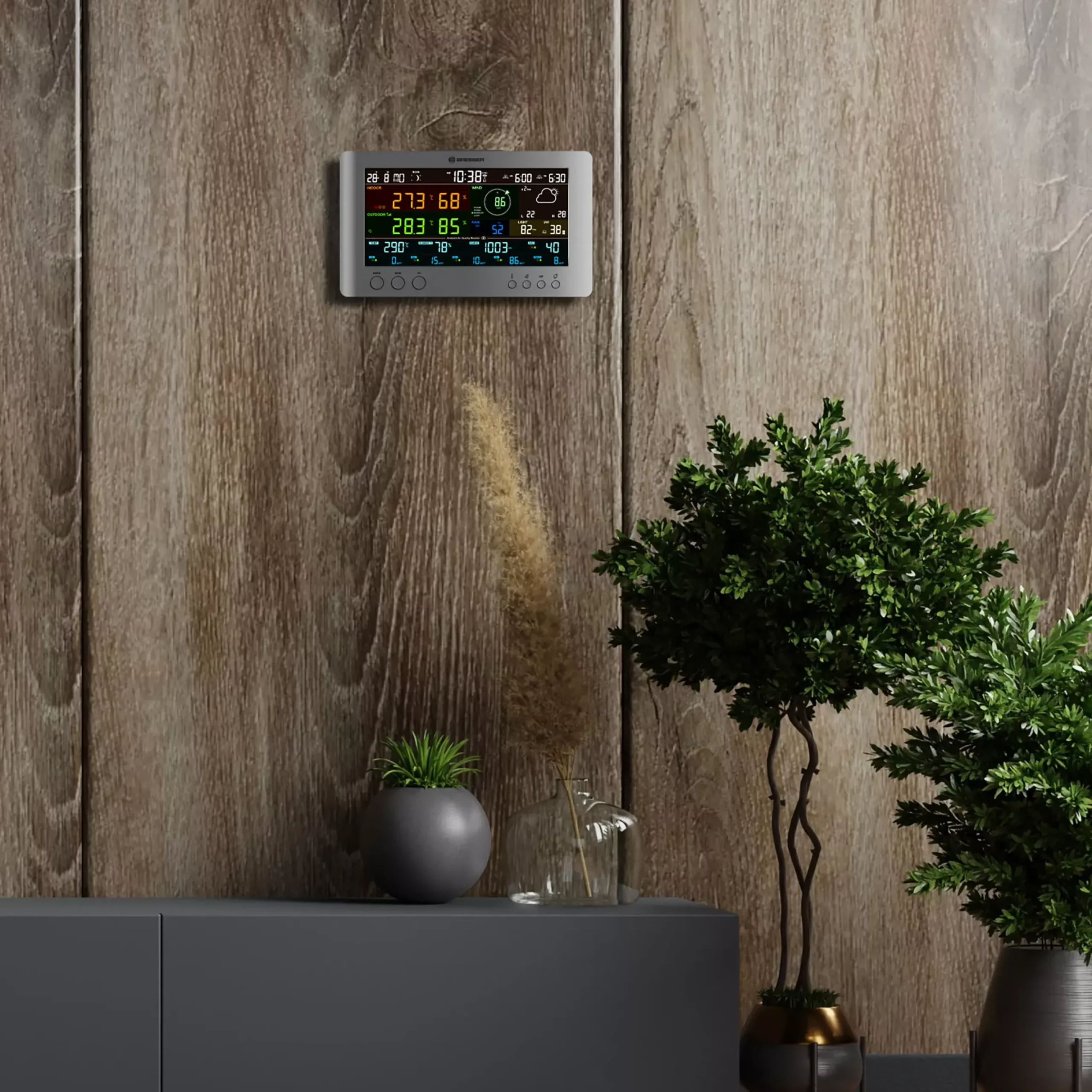 Smarte Tuya Profi-Wetterstation mit 7-in-1-Sensor>Bresser Outlet