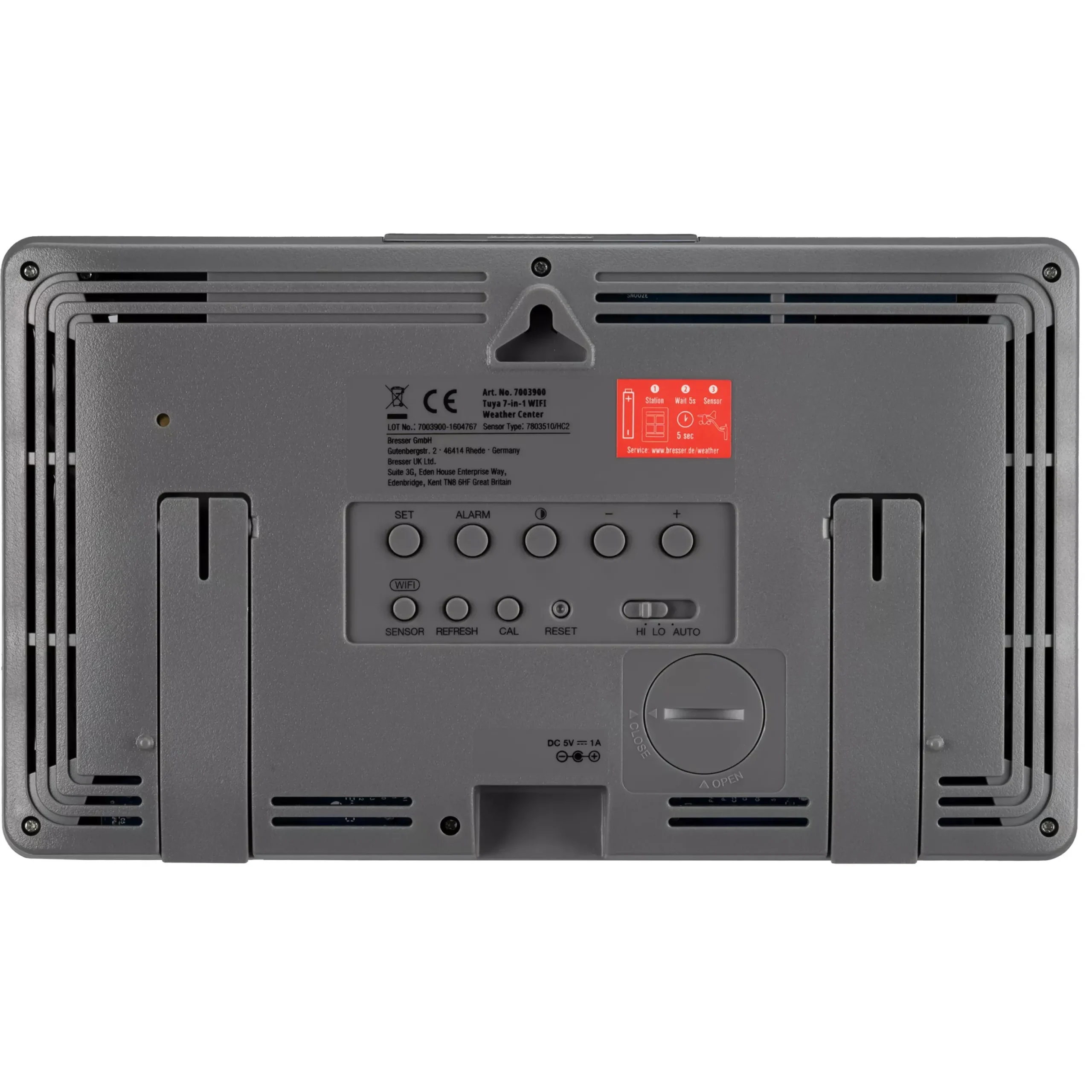 Smarte Tuya Profi-Wetterstation mit 7-in-1-Sensor>Bresser Outlet