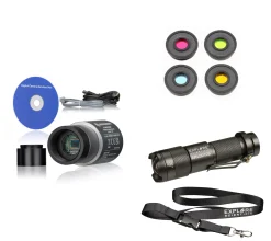 Solarix AZ 114/500 Carbon Design Teleskop Starter Set><noscript><img width=