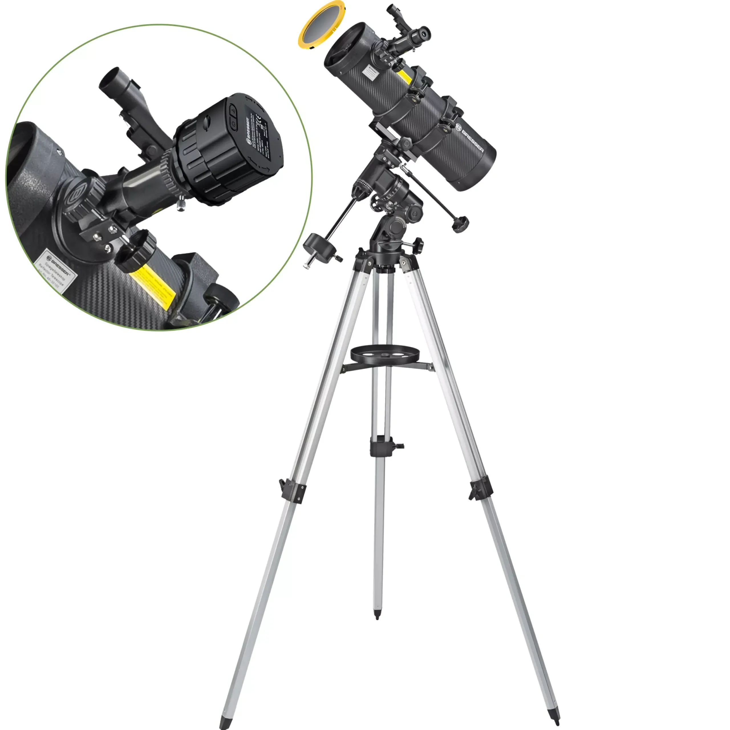 Spica Plus EQ Teleskop-Set inkl. WLAN-Okularkamera>Bresser Fashion
