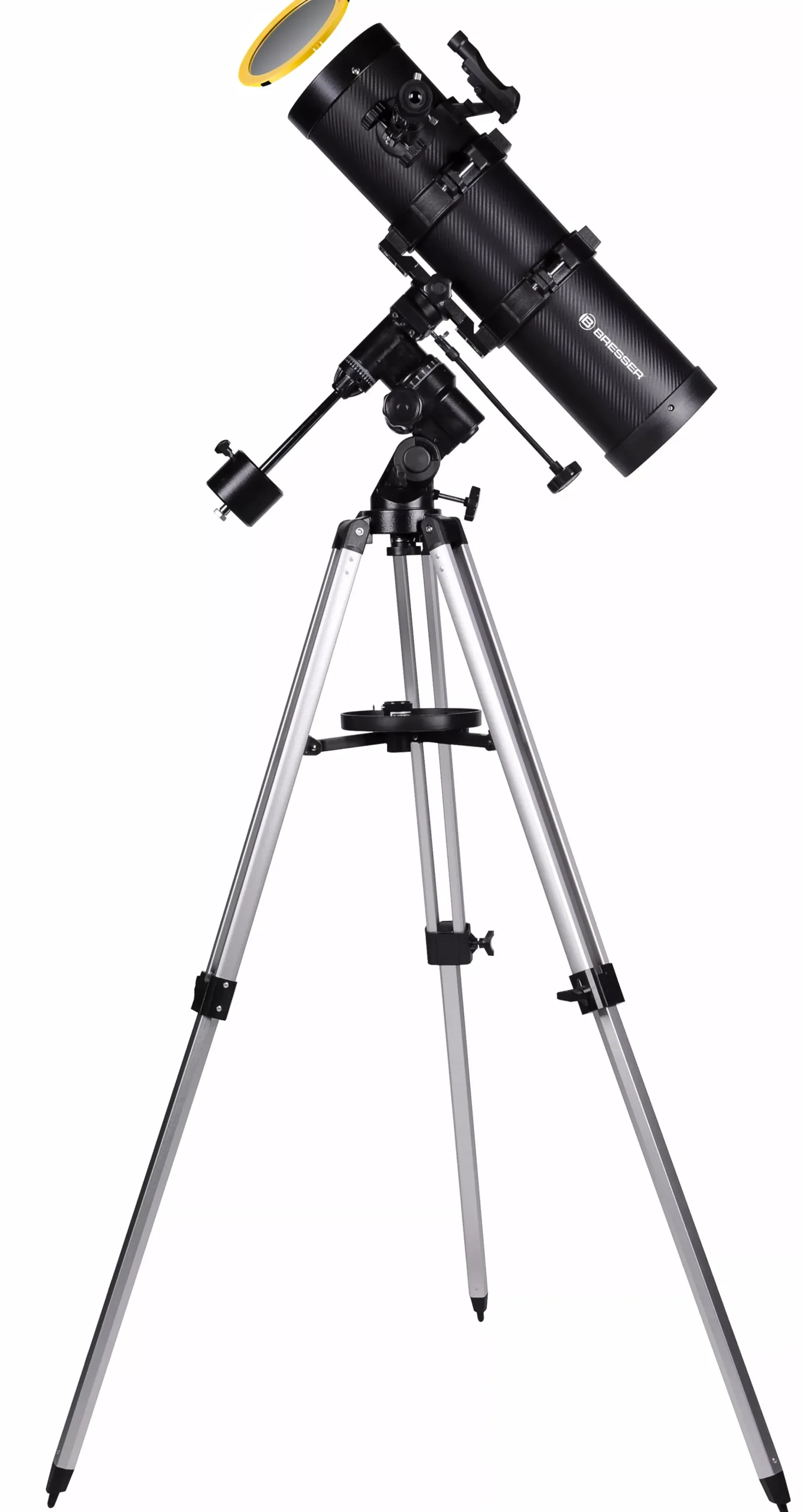 Spica-I 130/650 EQ3 Spiegelteleskop mit Smartphone-Adapter & Sonnenfilter>Bresser Shop