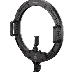 STR-48B Bi-Color LED Ringleuchte 48W dimmbar mit Kamera- und Smartphonehalter>Bresser Cheap