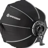 Super Quick Schnellspann-Octabox/Softbox 90cm für Kamerablitze>Bresser Hot