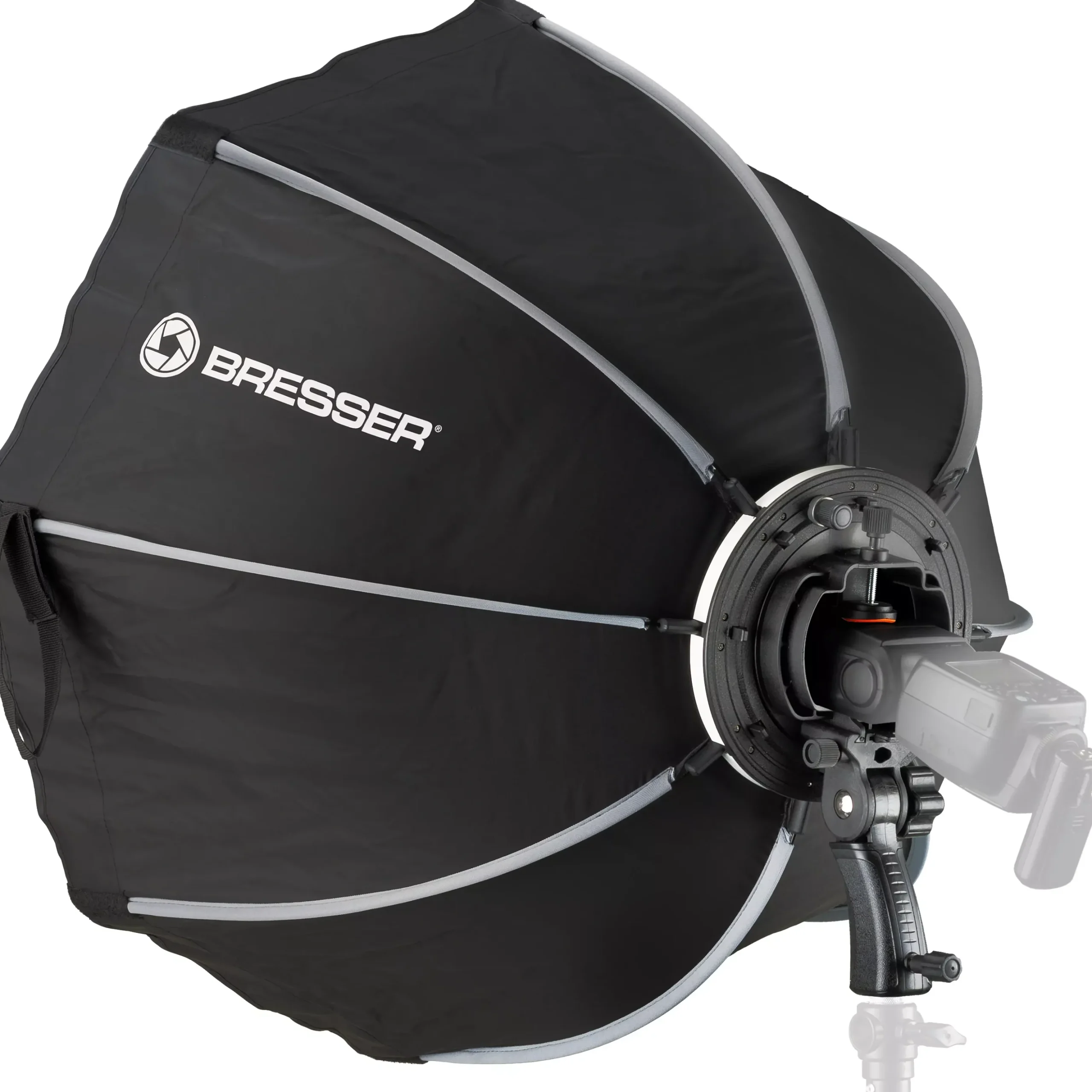 Super Quick Schnellspann-Octabox/Softbox 90cm für Kamerablitze>Bresser Hot