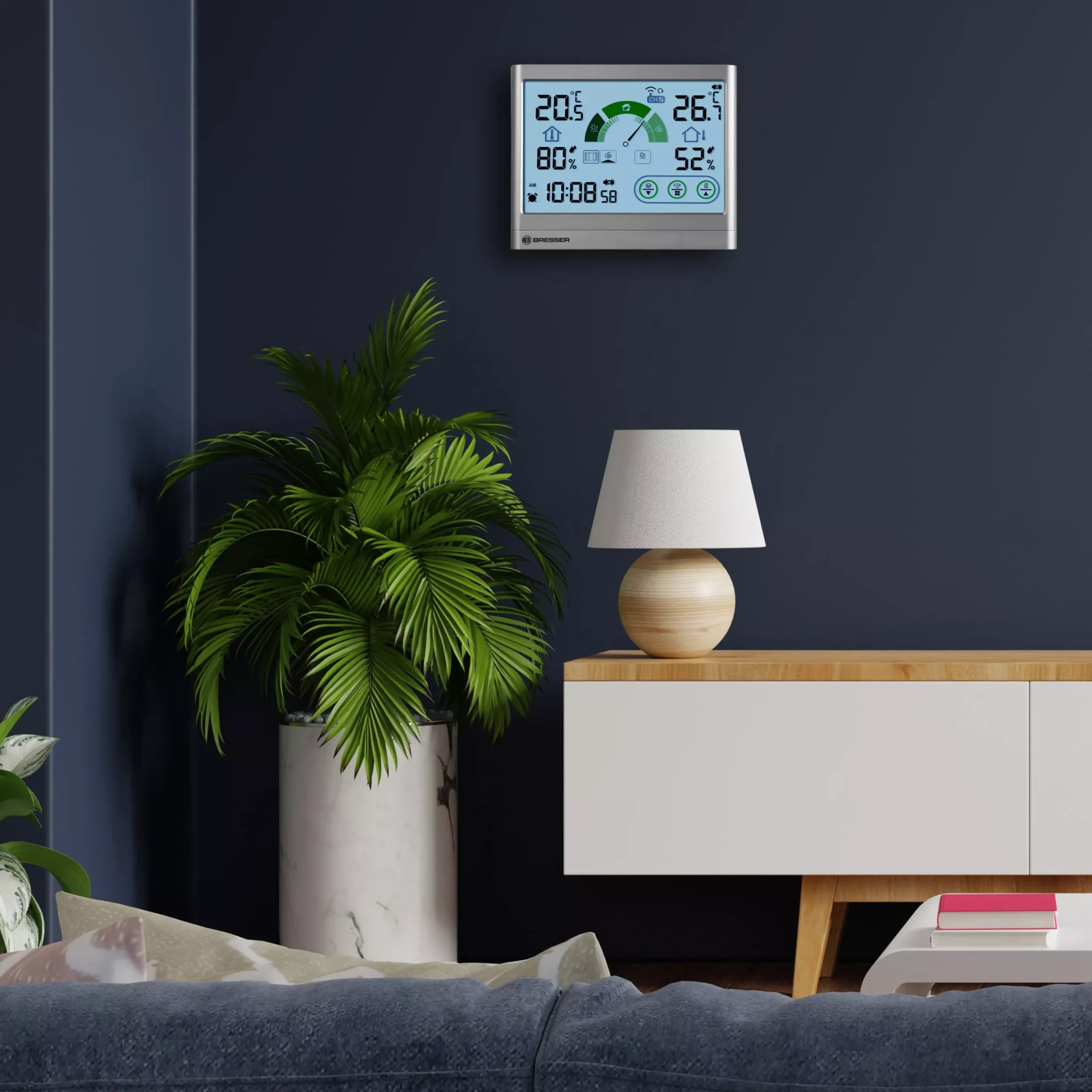 Thermo-Hygrometer mit Lüftungsempfehlung VentAir H>Bresser Flash Sale