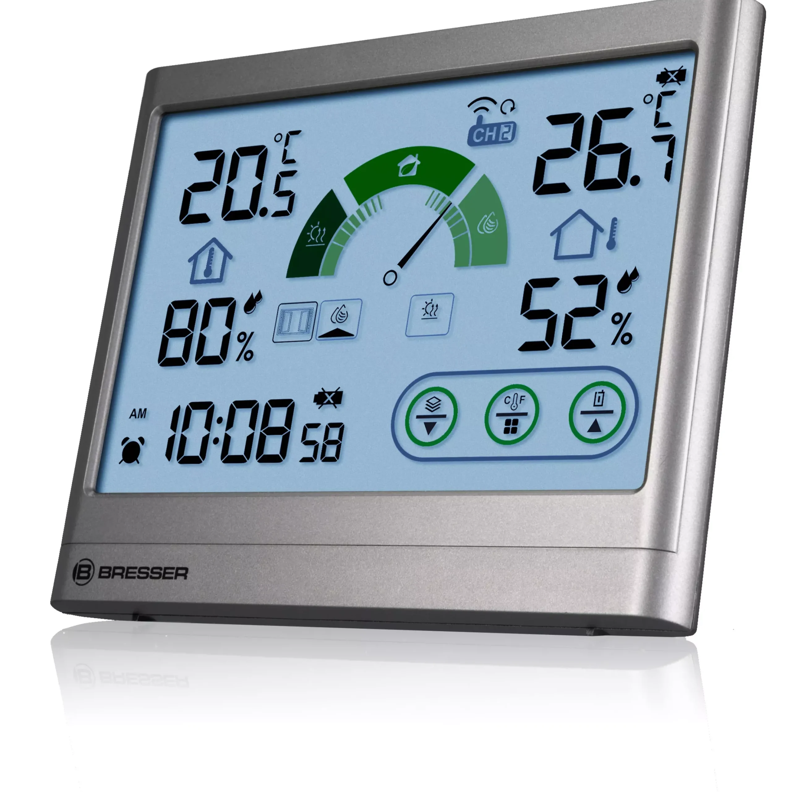 Thermo-Hygrometer mit Lüftungsempfehlung VentAir H>Bresser Flash Sale