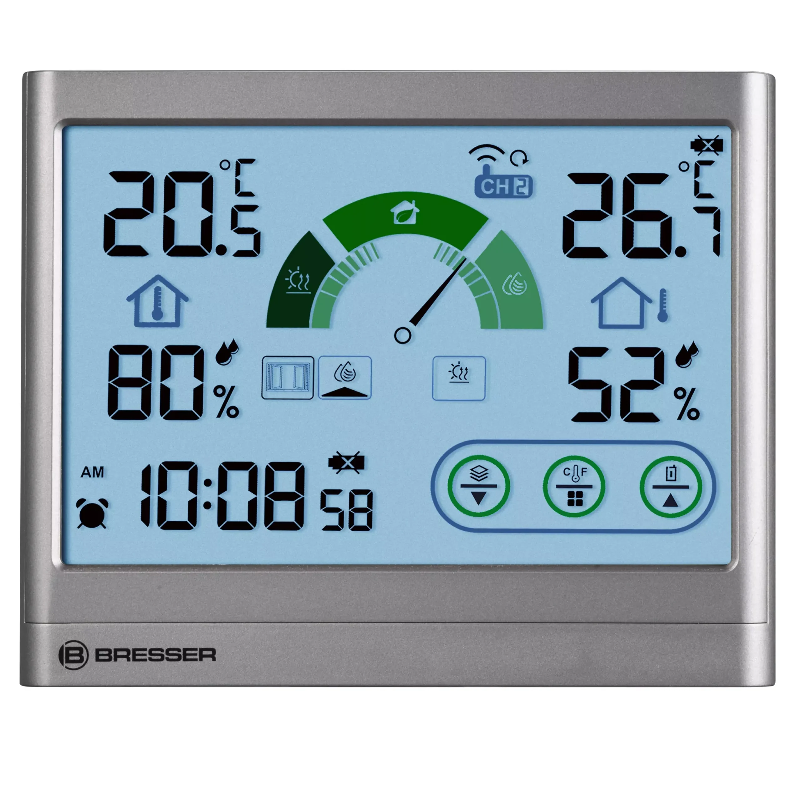 Thermo-Hygrometer mit Lüftungsempfehlung VentAir H>Bresser Flash Sale