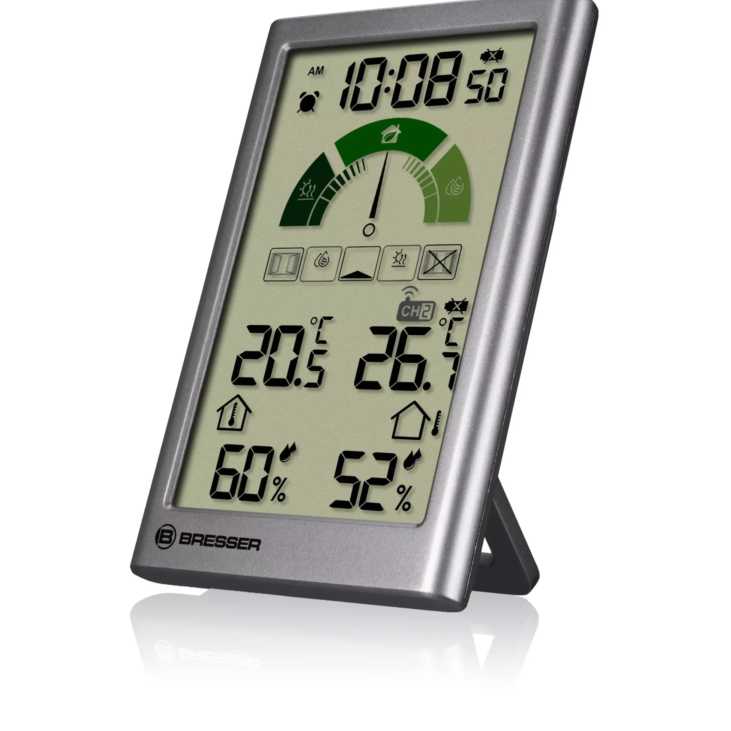 Thermo-Hygrometer mit Lüftungsempfehlung VentAir V>Bresser Best