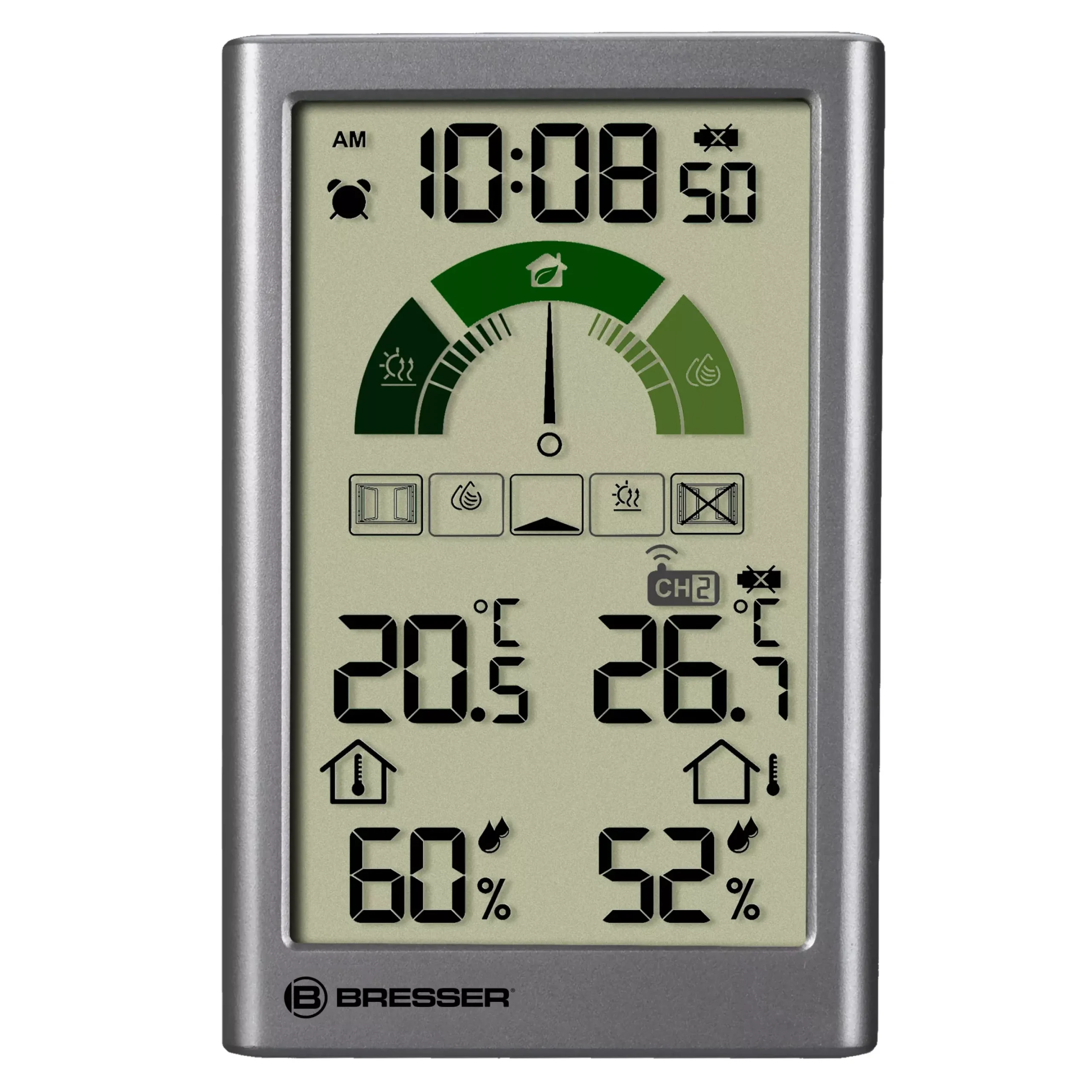 Thermo-Hygrometer mit Lüftungsempfehlung VentAir V>Bresser Best