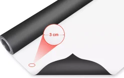 Vinyl Hintergrundrolle 2,00 x 8m Schwarz/Weiß><noscript><img width=
