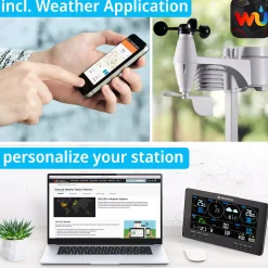 WLAN ClearView Wetterstation mit 7-in-1-Profi-Sensor>Bresser New