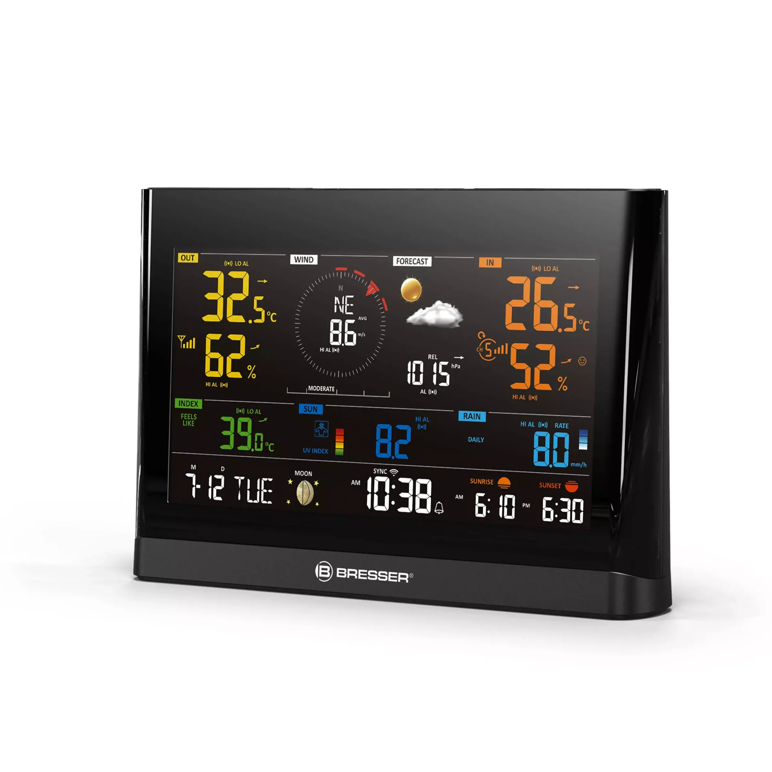 WLAN Comfort Wetterstation mit 7-in-1-Profi-Sensor und modernem Farbdisplay>Bresser Outlet