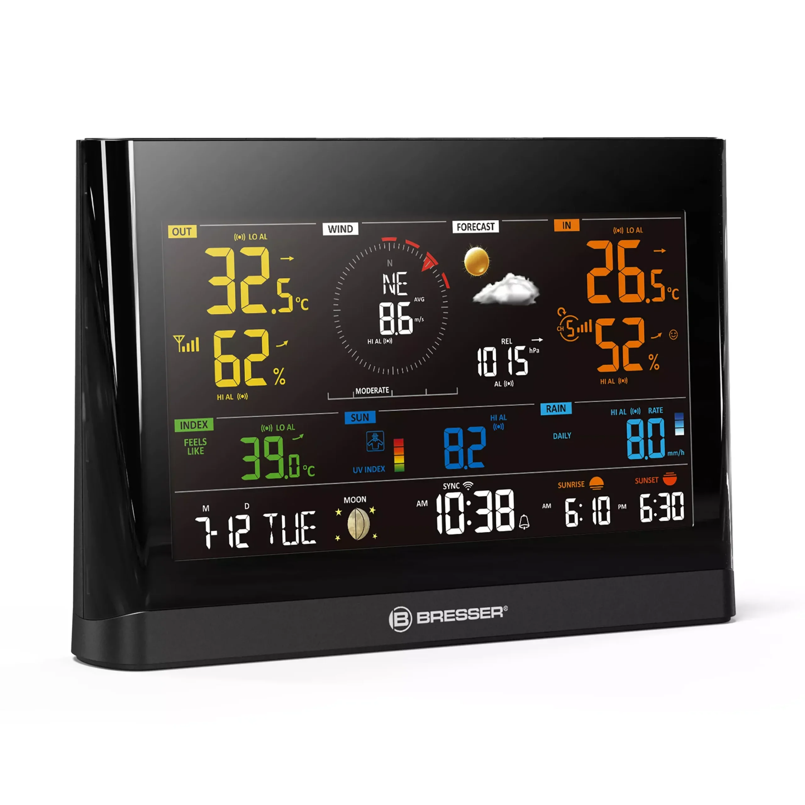 WLAN Comfort Wetterstation mit 7-in-1-Profi-Sensor und modernem Farbdisplay>Bresser Outlet