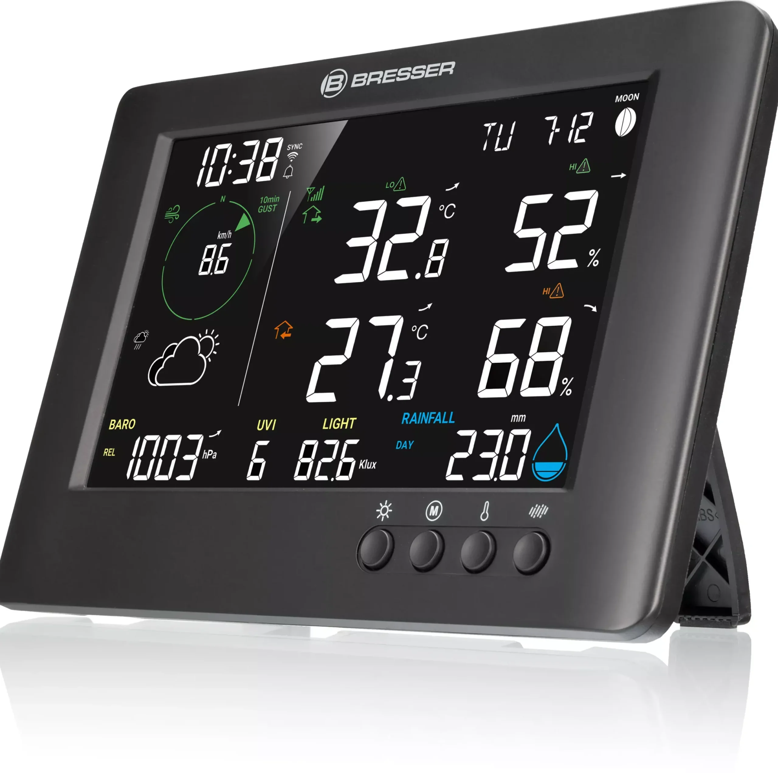 WLAN-7-in-1-Funk-Wetterstation TB>Bresser Sale
