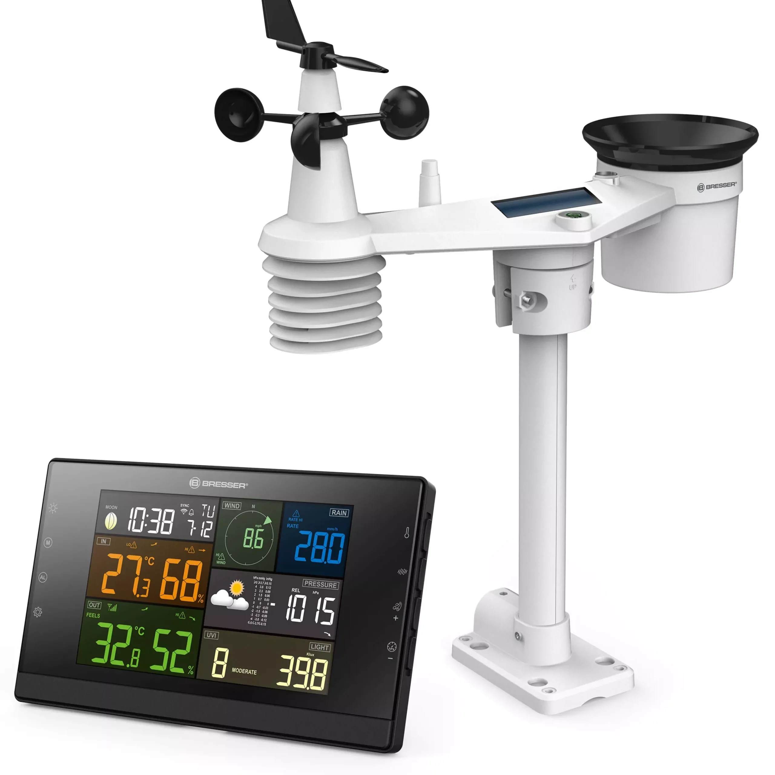 WLAN-Wetterstation Profi-WSC mit 7-in-1-Sensor>Bresser Online