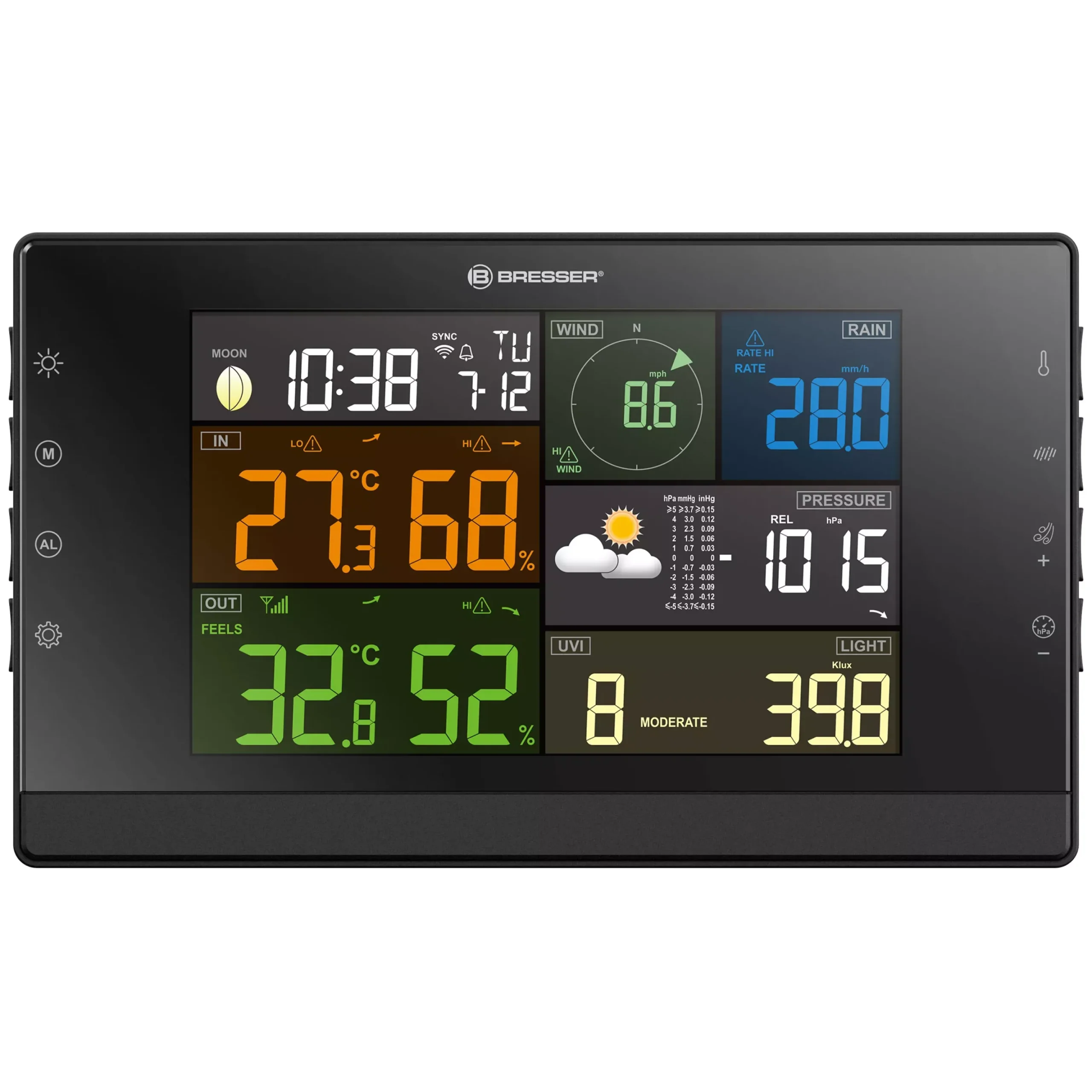 WLAN-Wetterstation Profi-WSC mit 7-in-1-Sensor>Bresser Online