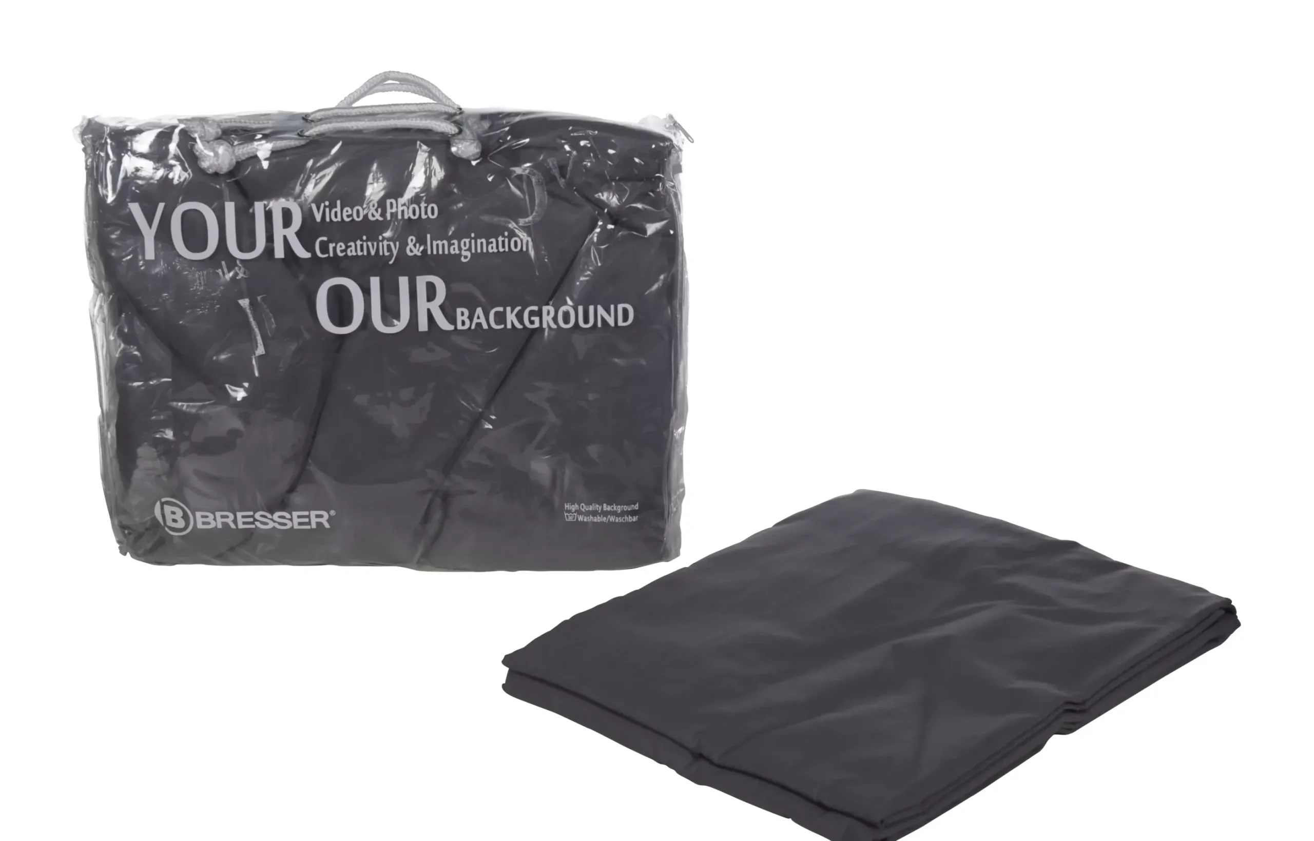 Y-9 Hintergrundstoff 3 x 6m Grau>Bresser Best