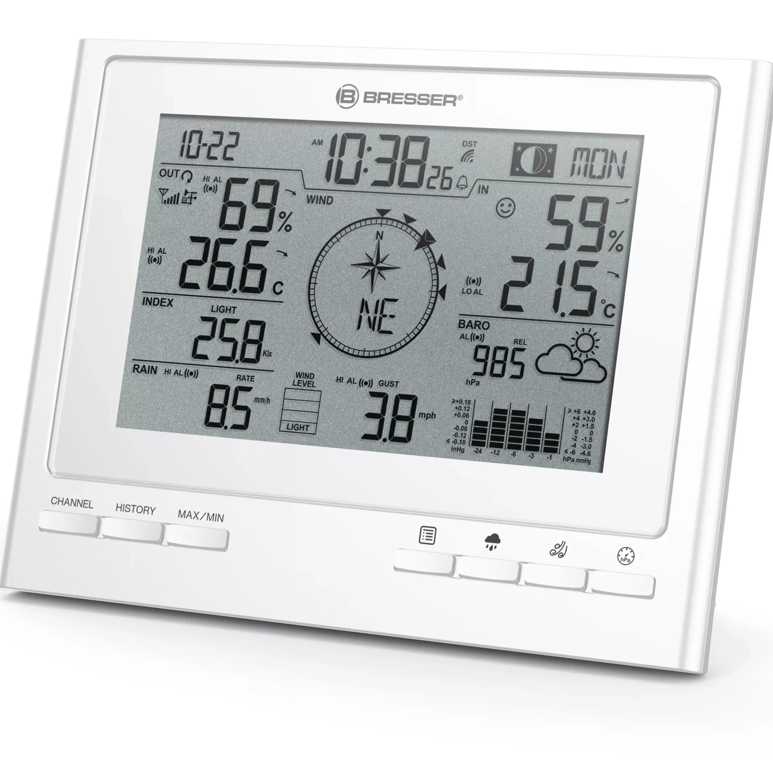 zusätzliche / Ersatz-Basisstation für 7003100 ClimateScout Wetterstation>Bresser Cheap