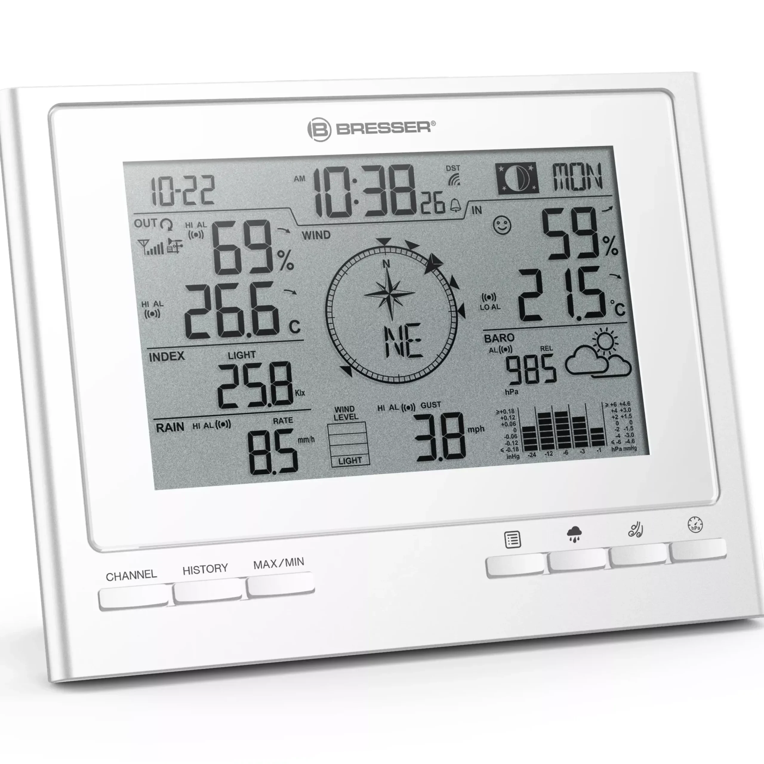 zusätzliche / Ersatz-Basisstation für 7003100 ClimateScout Wetterstation>Bresser Cheap