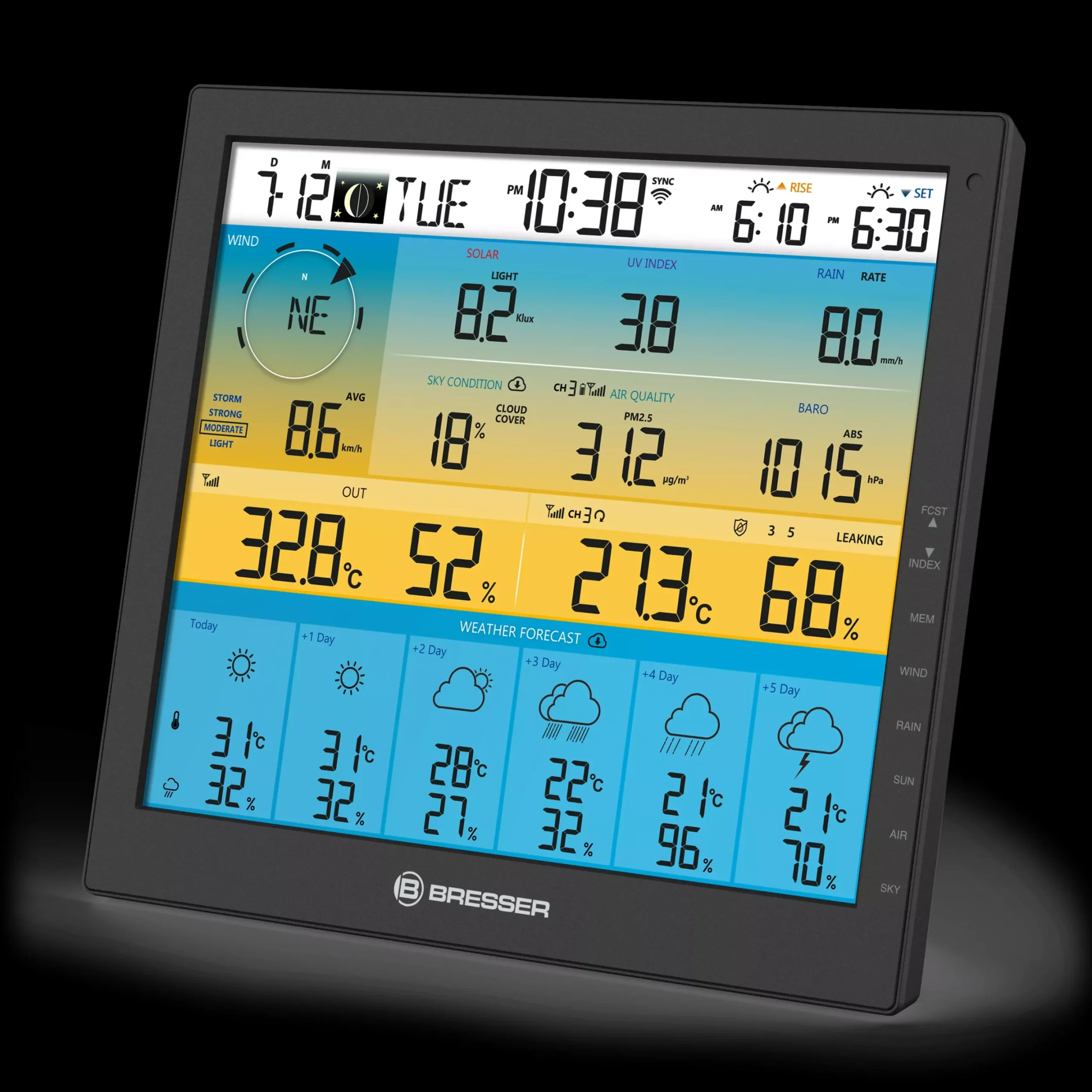 zusätzliche / Ersatz-Basisstation für 7003220 6-Tage 4CAST PRO SF WLAN-Wetterstation>Bresser Clearance