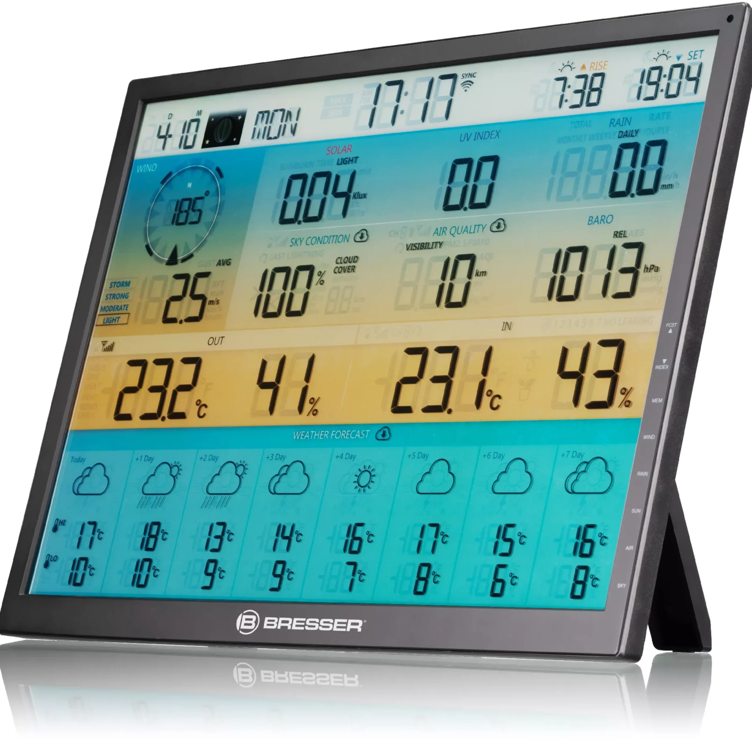 zusätzliche / Ersatz-Basisstation für 7003230 8-Tage 4CAST XL WLAN-Wetterstation>Bresser Fashion