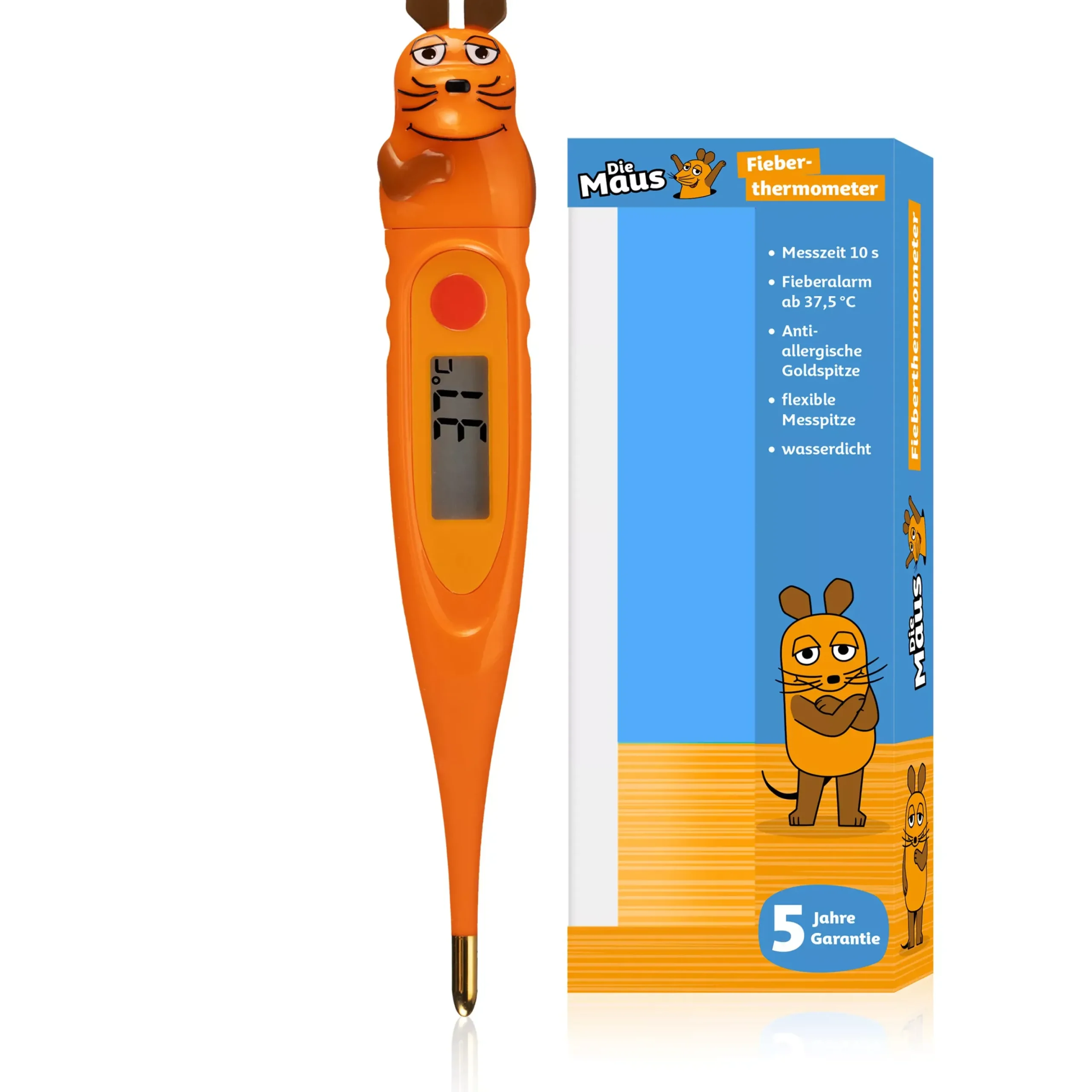 DieMaus Digitales Fieberthermometer für Kinder im 3D-Design>Bresser New