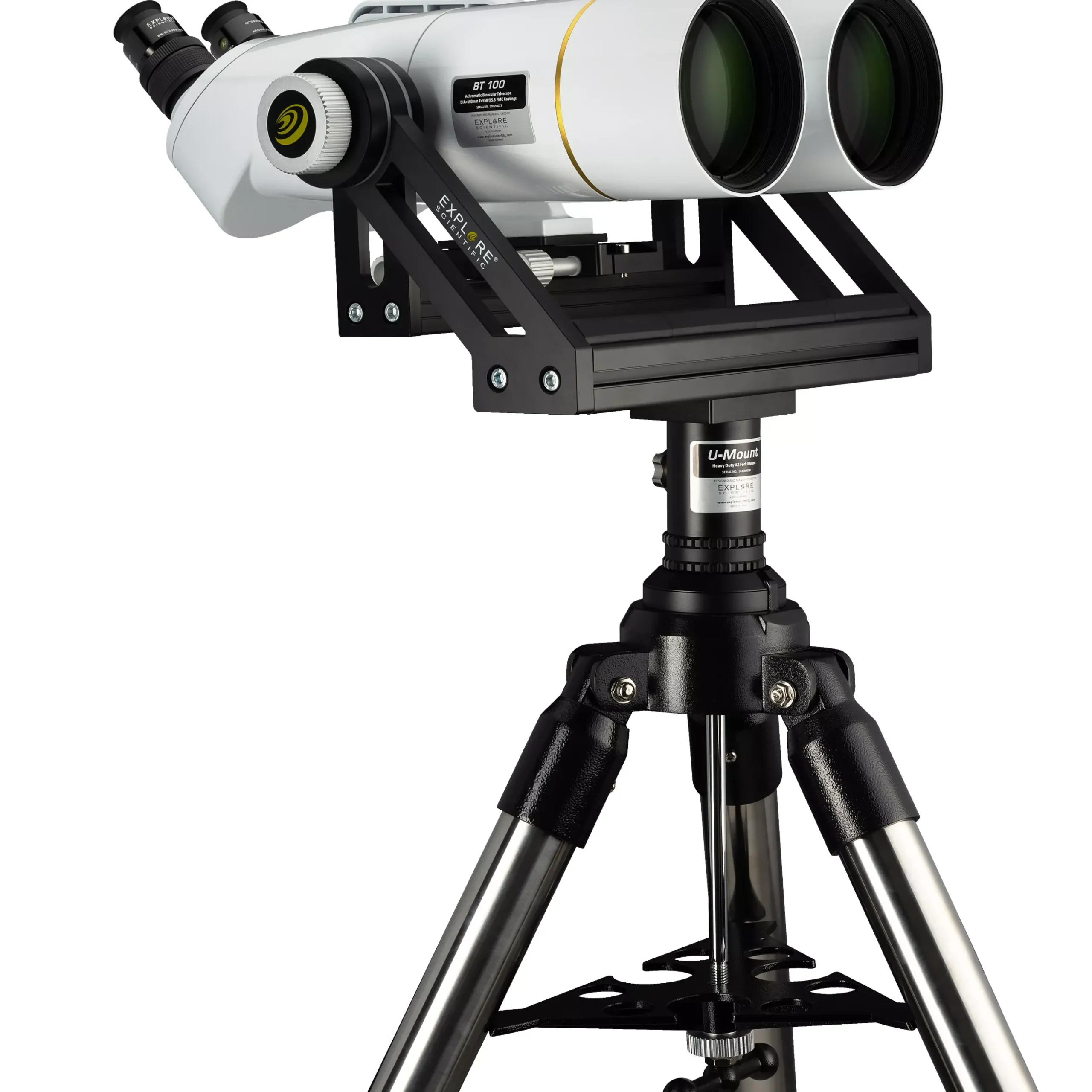 EXPLORE SCIENTIFIC BT-100 SF Großfernglas mit 62 Grad LER Okularen 20mm>Bresser Flash Sale
