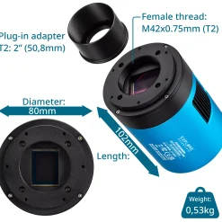 EXPLORE SCIENTIFIC Deep Sky Astro Kamera 26MP><noscript><img width=