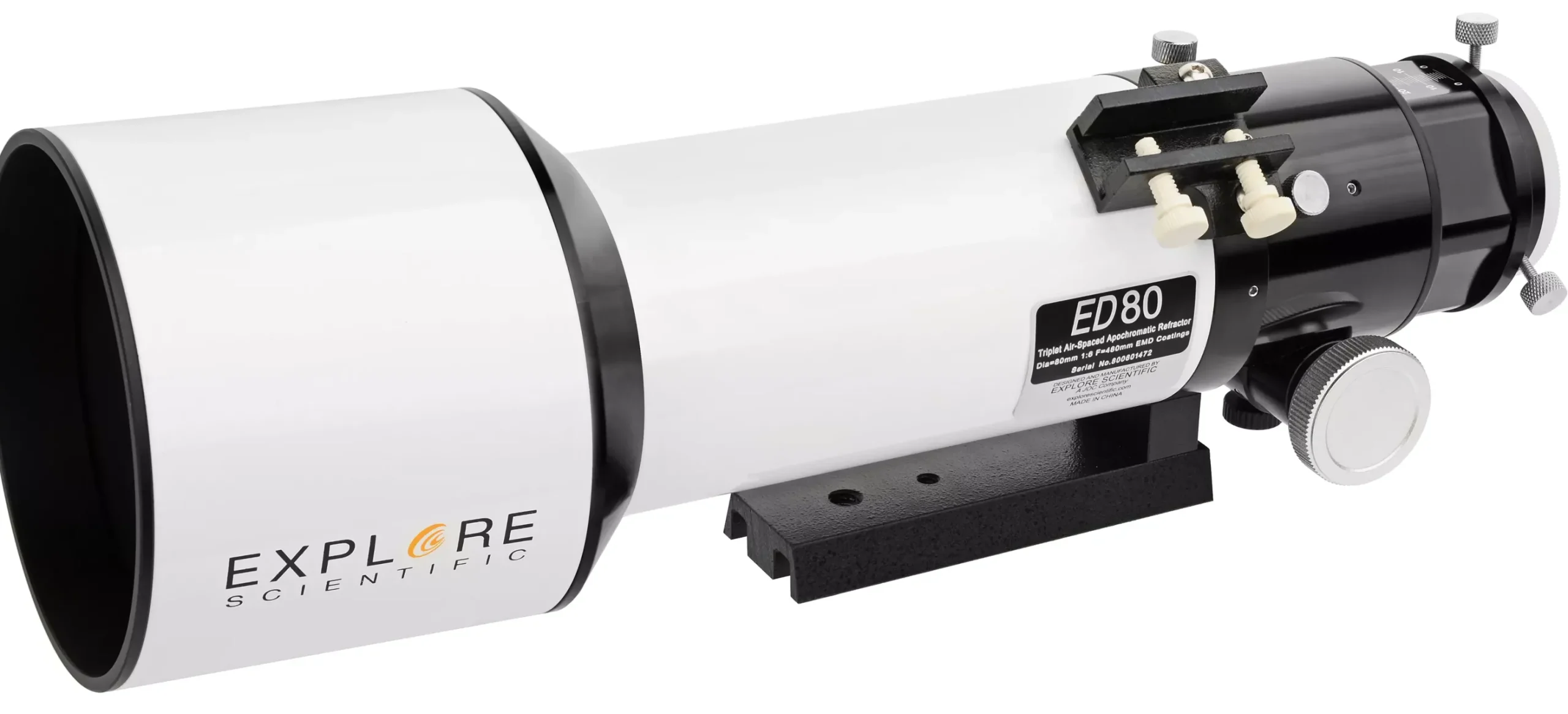 EXPLORE SCIENTIFIC ED APO 80mm f/6 FCD-100 Alu HEX>Bresser New