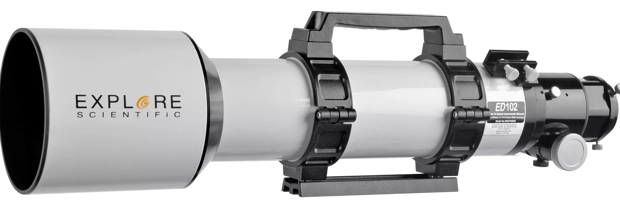 EXPLORE SCIENTIFIC ED APO 102mm f/7 Alu FCD-100 Alu HEX>Bresser New