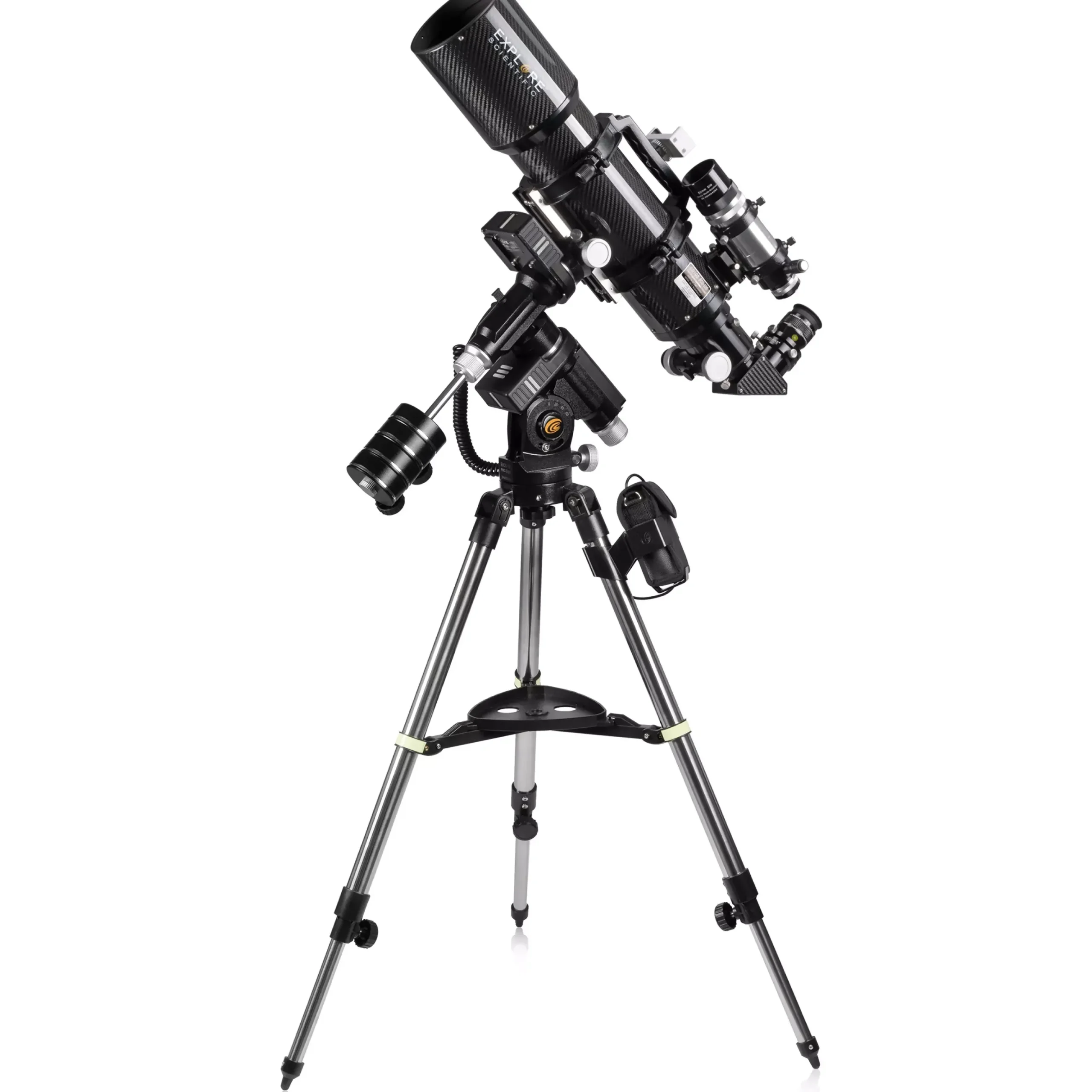 EXPLORE SCIENTIFIC ED102 CF-APO iEXOS-100 PMC-Eight GoTo Teleskop-Set>Bresser New