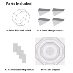 EXPLORE SCIENTIFIC Sun Catcher Sonnenfilter für 9