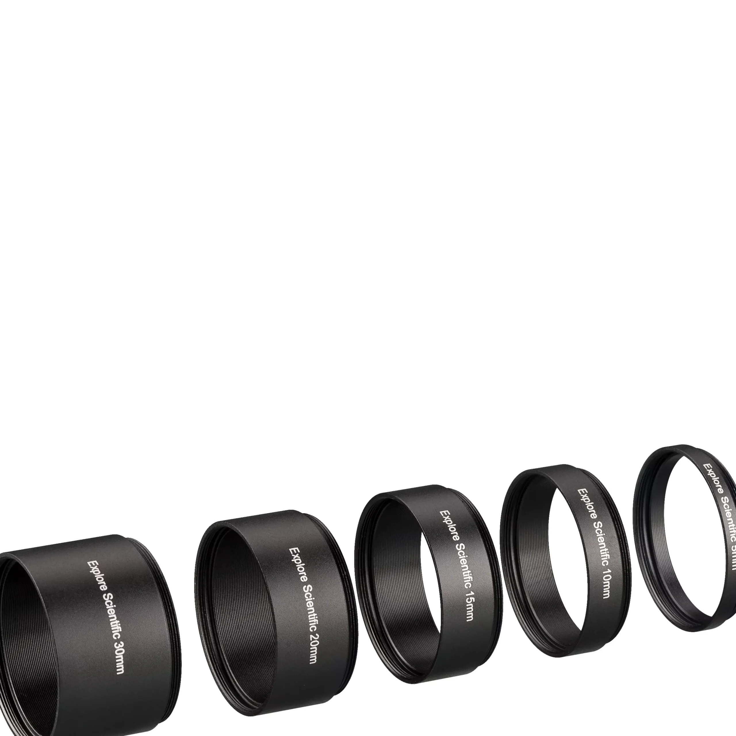 EXPLORE SCIENTIFIC Verlängerungshülsenset M48x0.75 - 5-teilig (30, 20, 15, 10 und 5 mm)>Bresser Discount