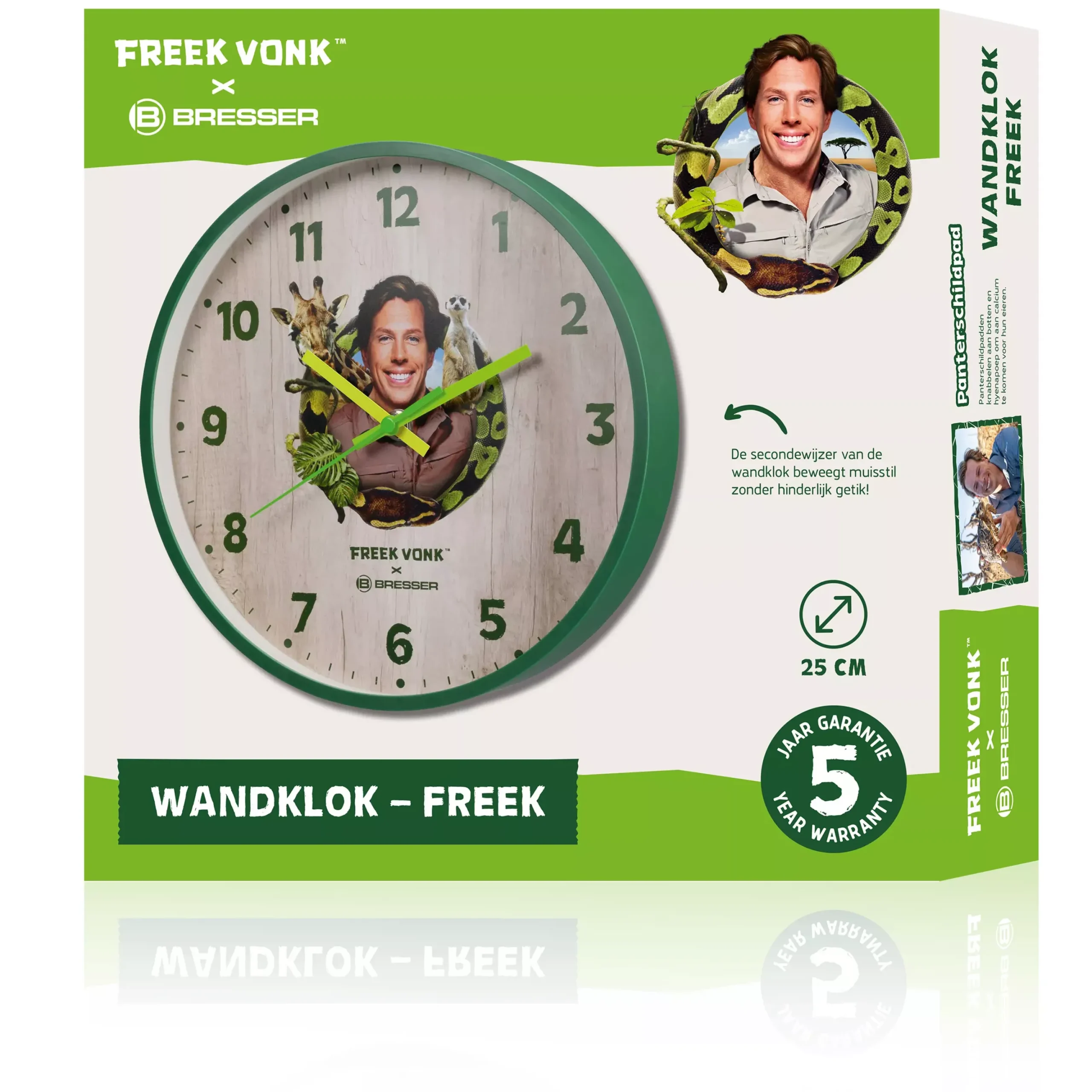 FREEK VONK x Kinder-Wanduhr>Bresser Hot