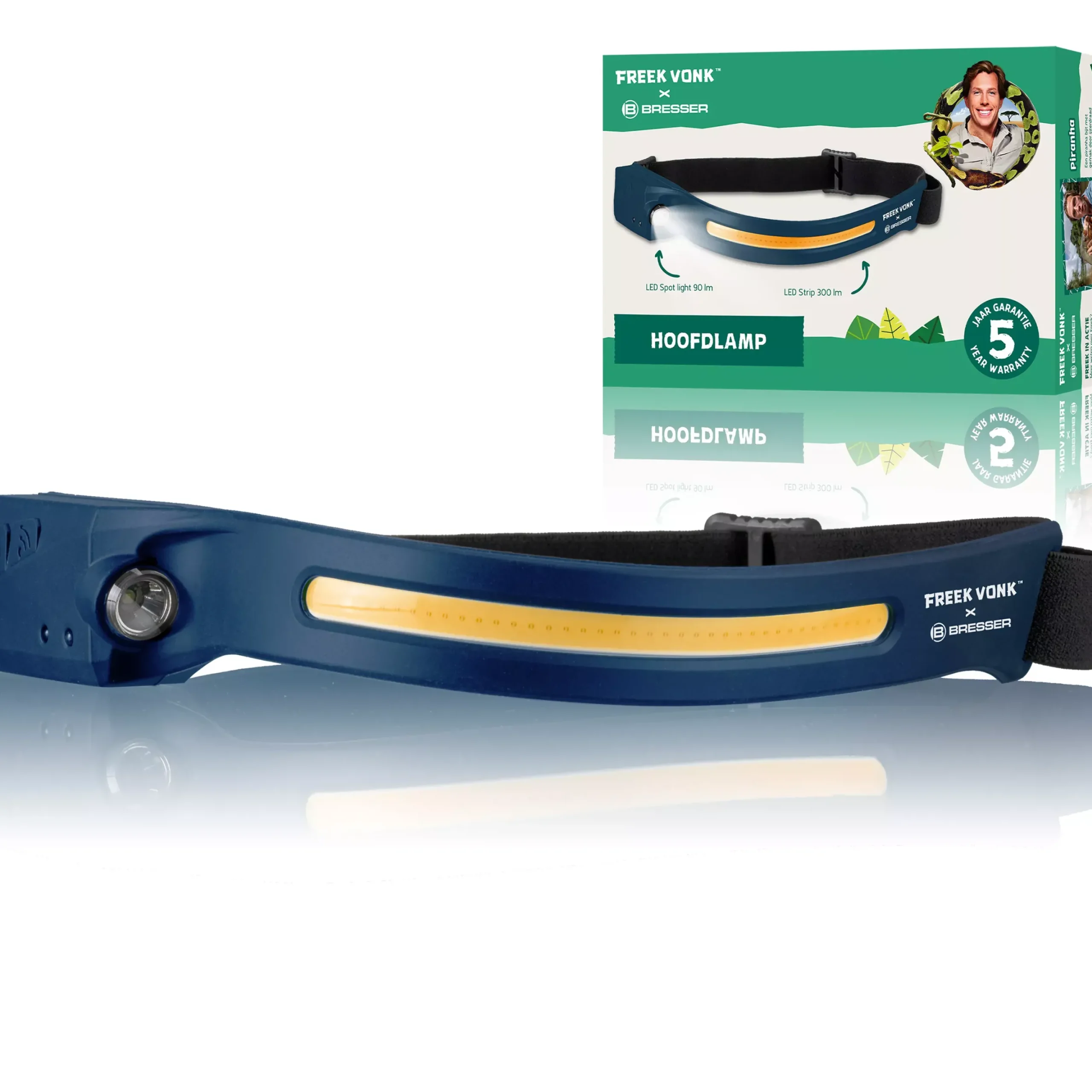FREEK VONK x Stirnlampe mit LED-Streifen>Bresser New