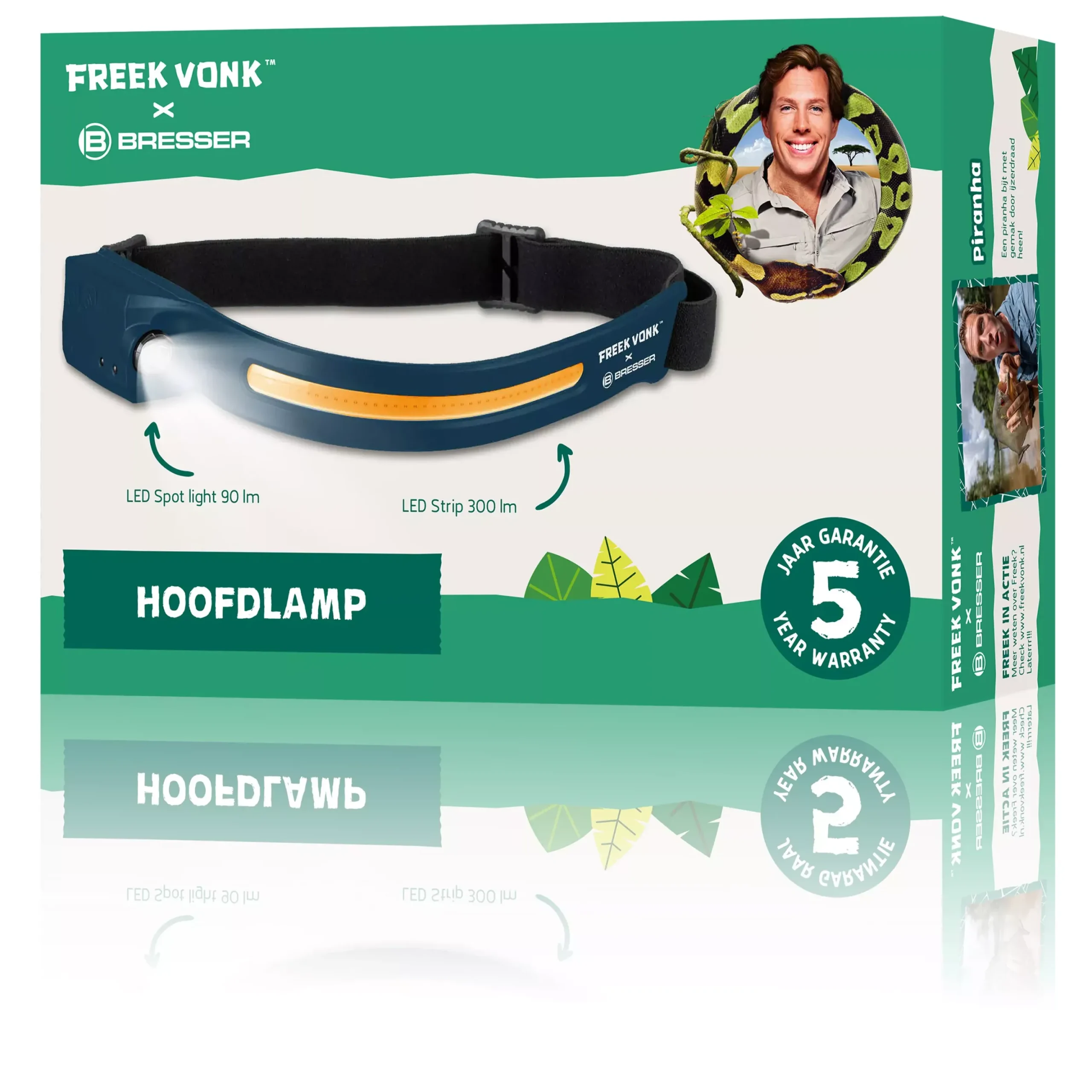 FREEK VONK x Stirnlampe mit LED-Streifen>Bresser New