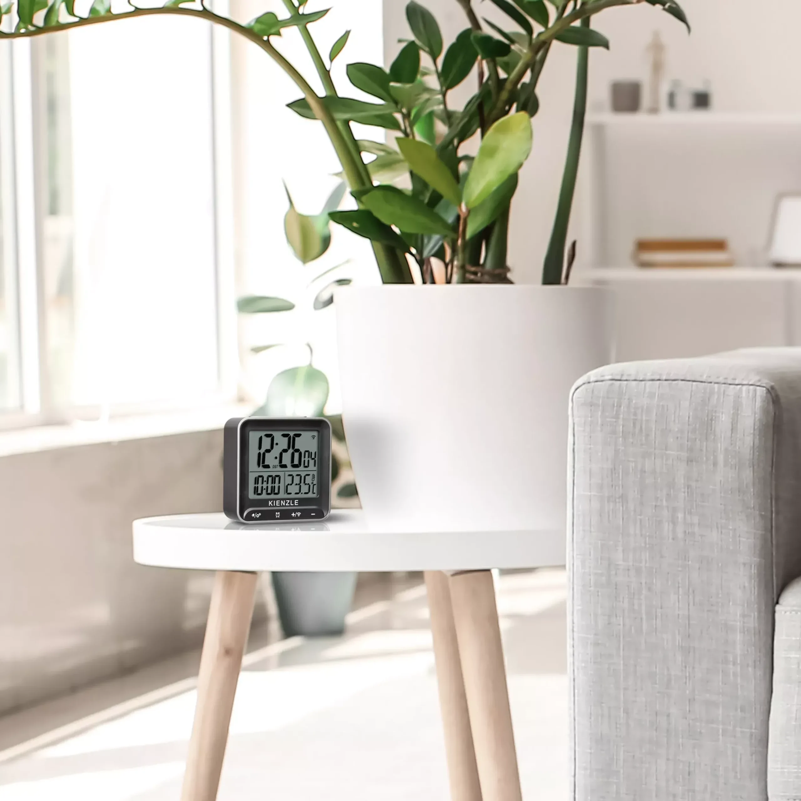 KIENZLE Digitaler Funkwecker Quadratisch>Bresser Discount