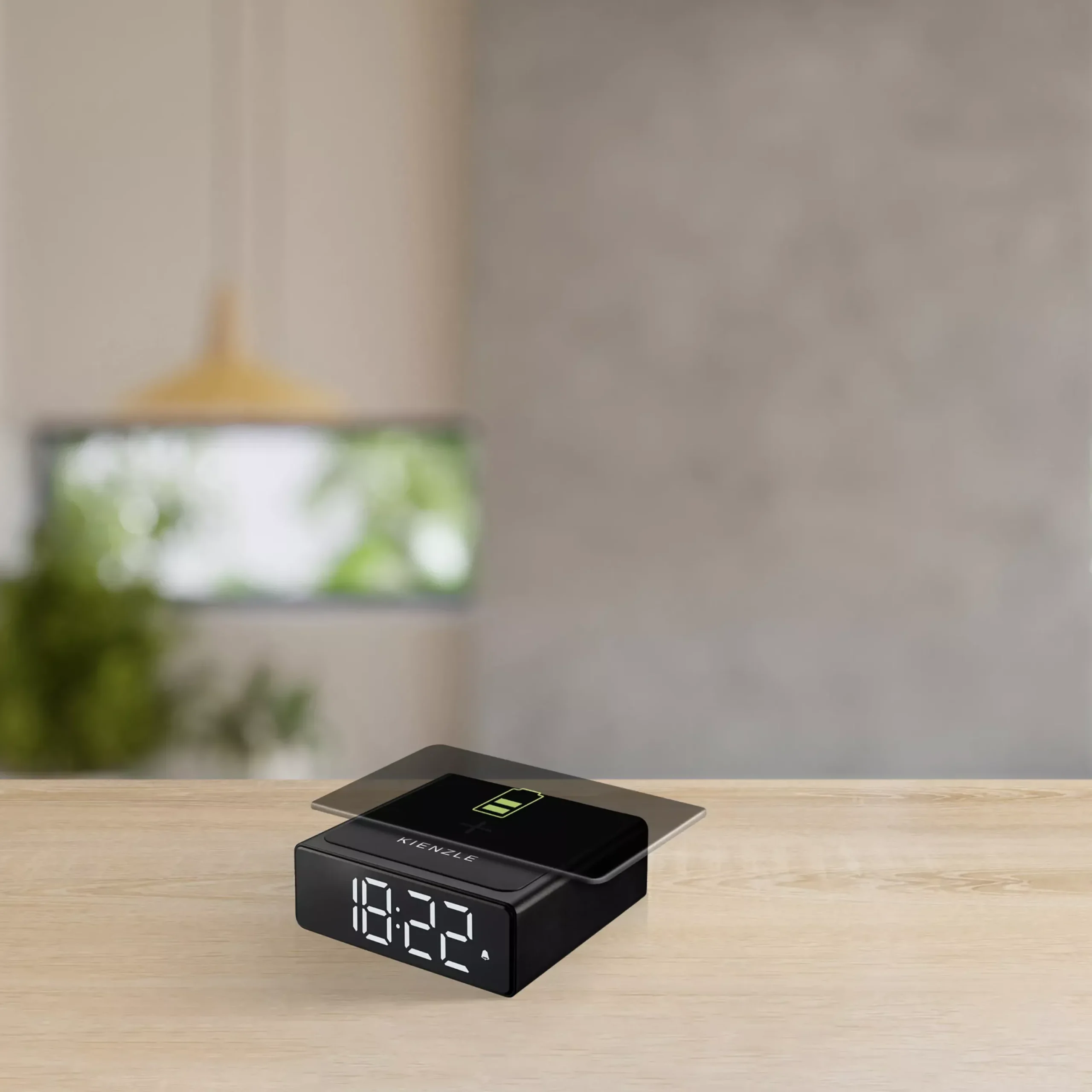 KIENZLE Digitaler Wecker mit kabelloser Ladestation>Bresser Fashion